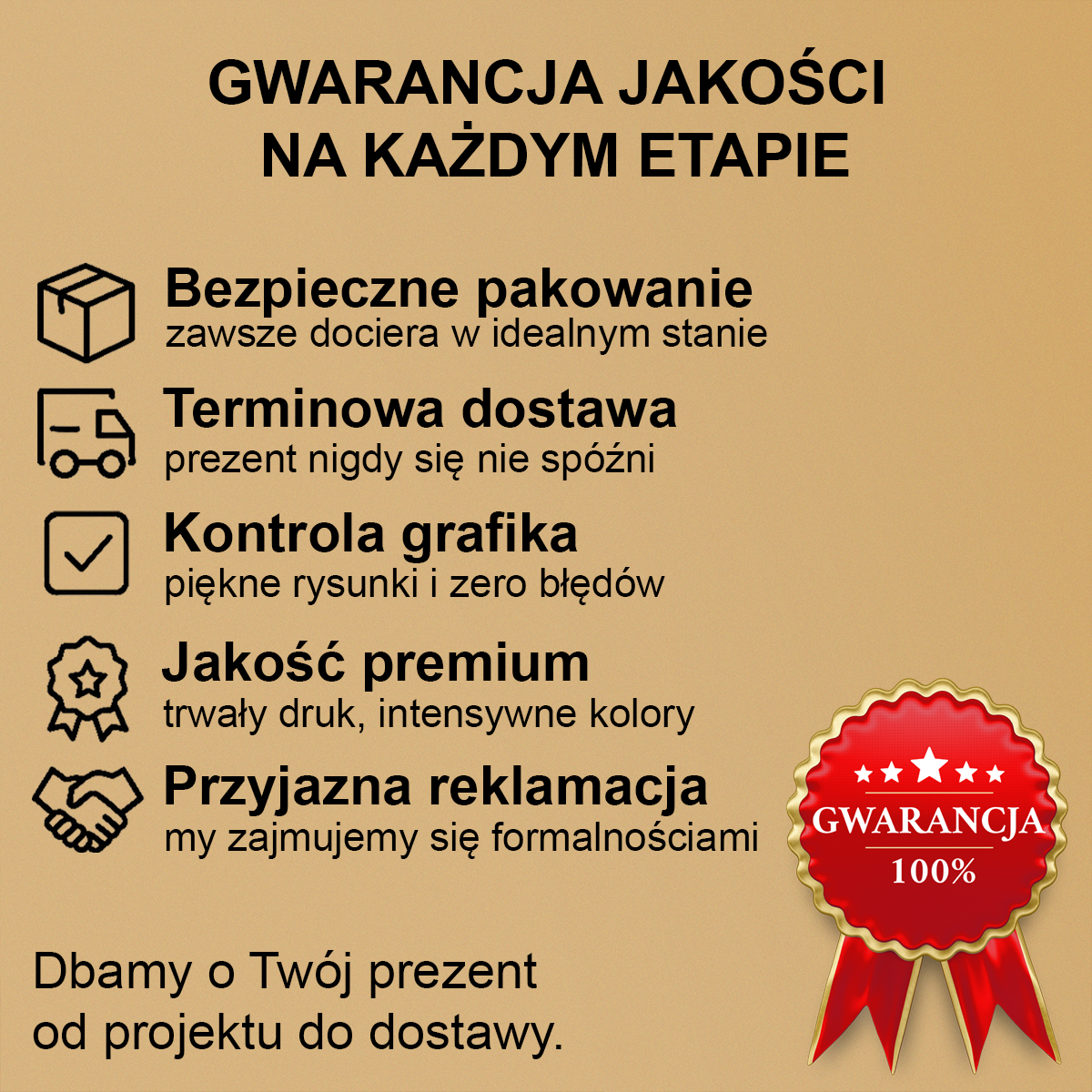 Karykatura na 40. - druk na szkle, portret z Twojego zdjęcia