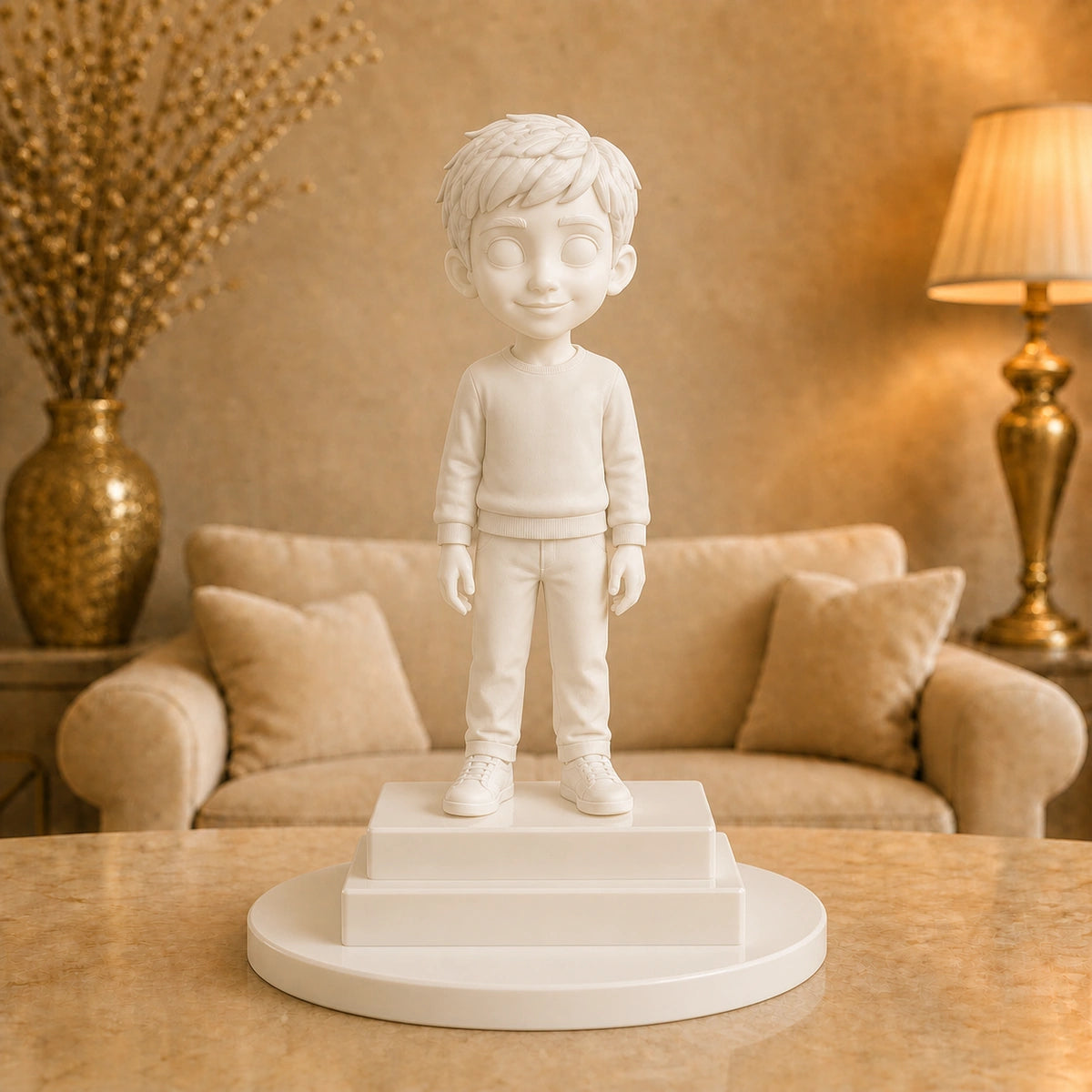 Image of Bajkowa figurka 3D chłopca stworzona ze zdjęcia – pamiątka i prezent w jednym