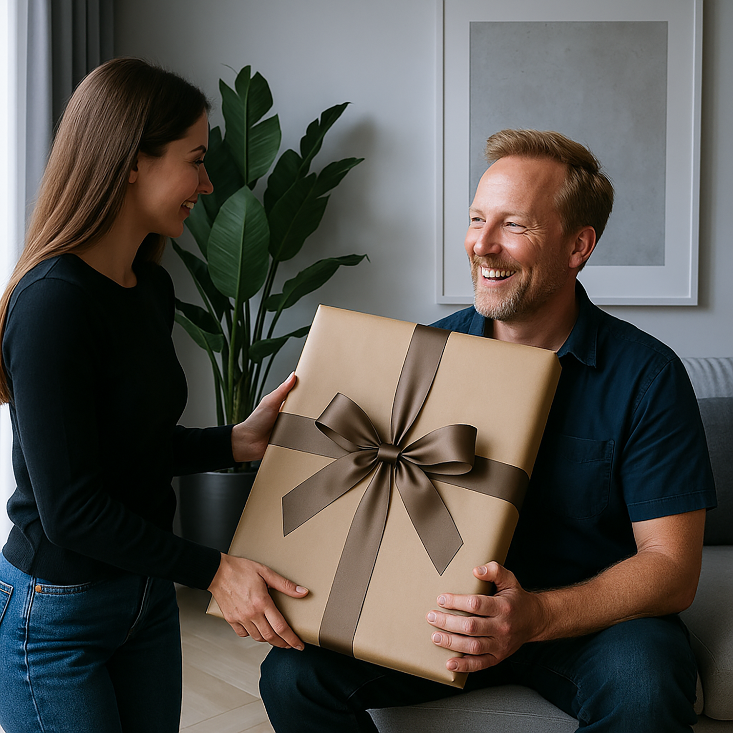 Image of Karykatura z życzeniami na 40. - plakat z Twojego zdjęcia