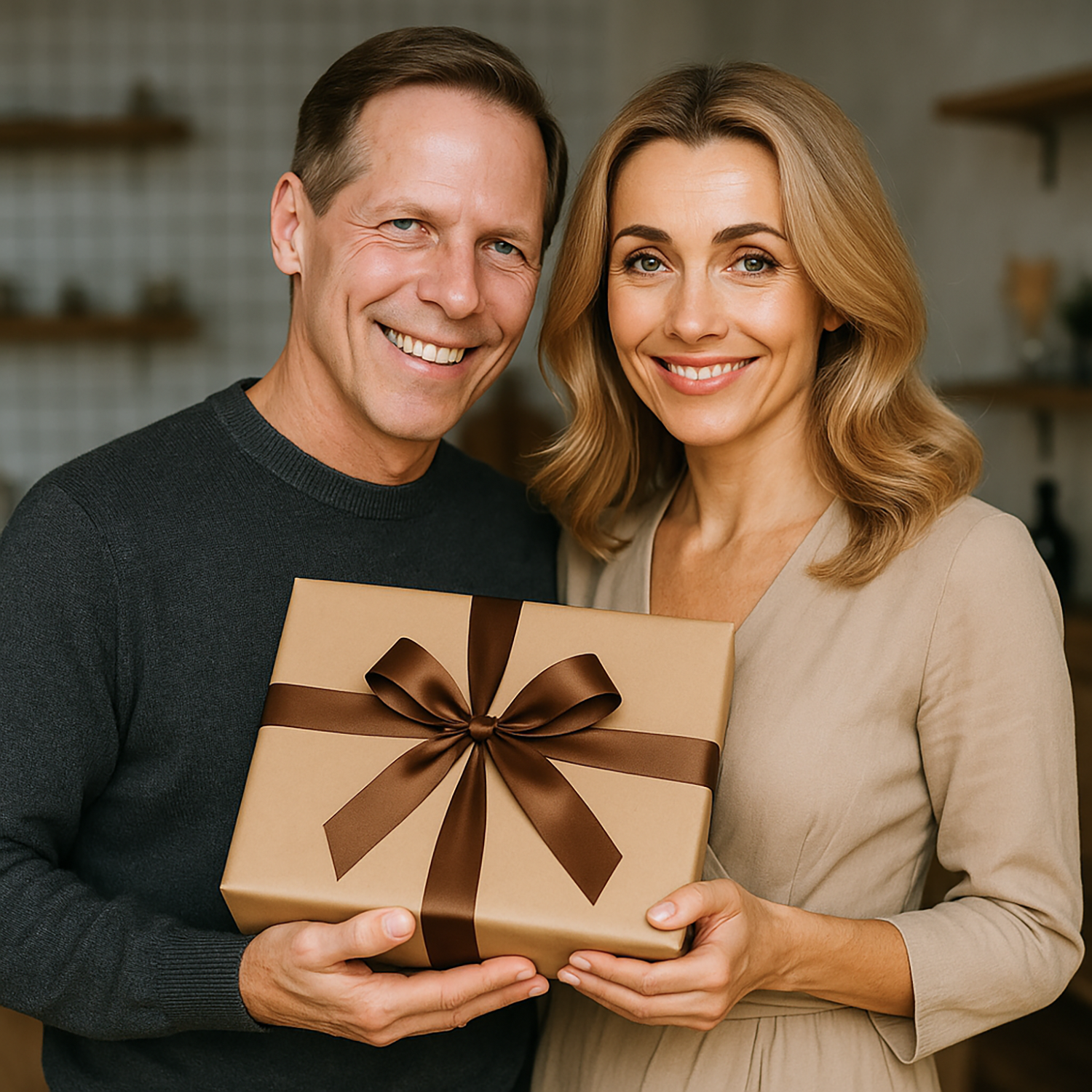 Ilustracja pary na 20 rocznicę - druk na szkle, portret z Twojego zdjęcia