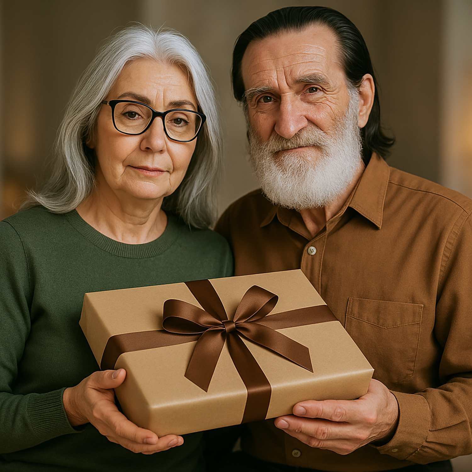 Image of 50 lat razem - druk na szkle, portret z Twojego zdjęcia