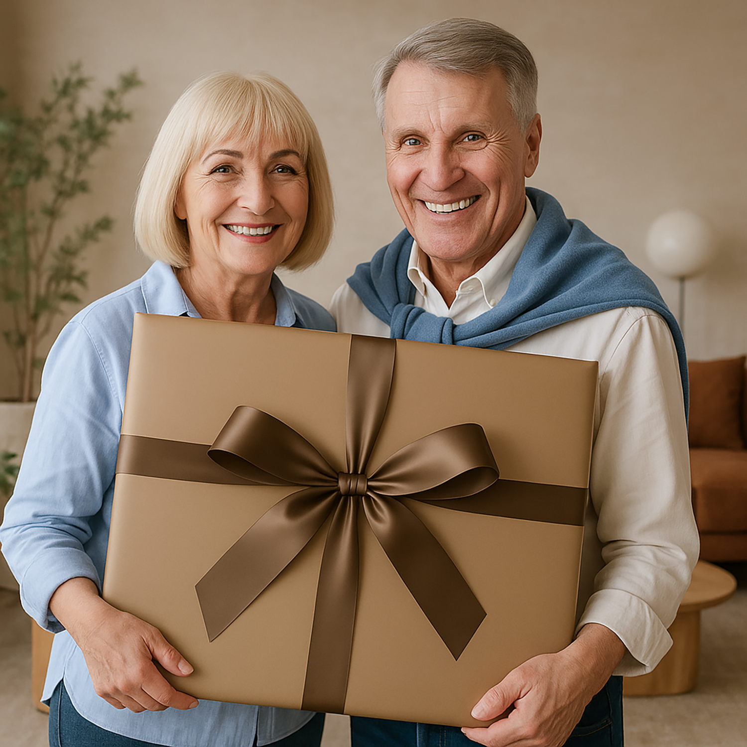 Portret pary w arystokrackim stylu - obraz na płótnie z Twojego zdjęcia