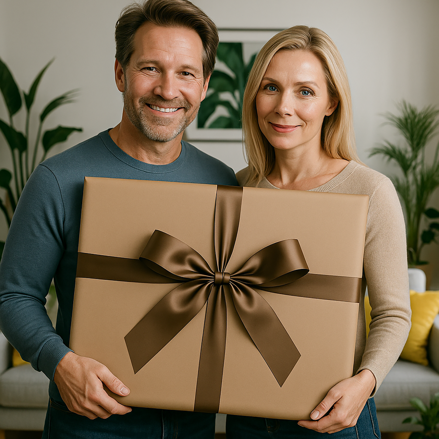 Miłość przez 40 lat - obraz na płótnie z Twojego zdjęcia