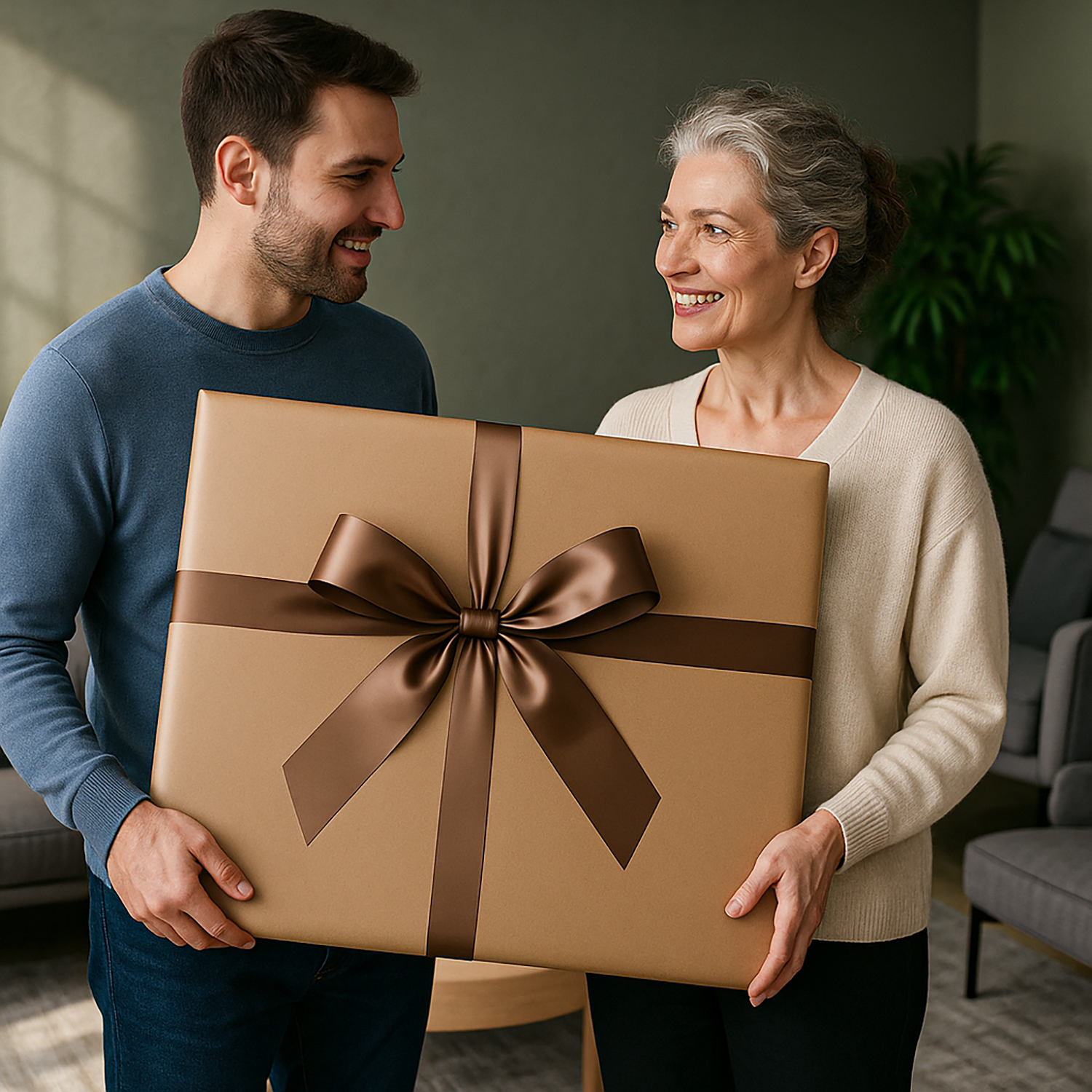 Królowa z koniem - obraz na płótnie z Twojego zdjęcia