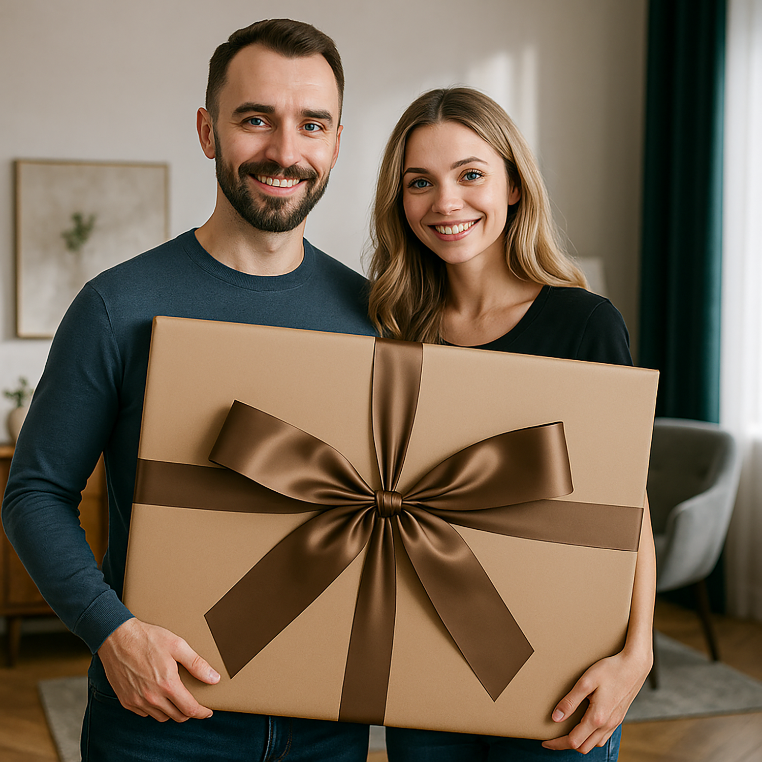 Image of Portret bogów miłości - obraz na płótnie z Twojego zdjęcia