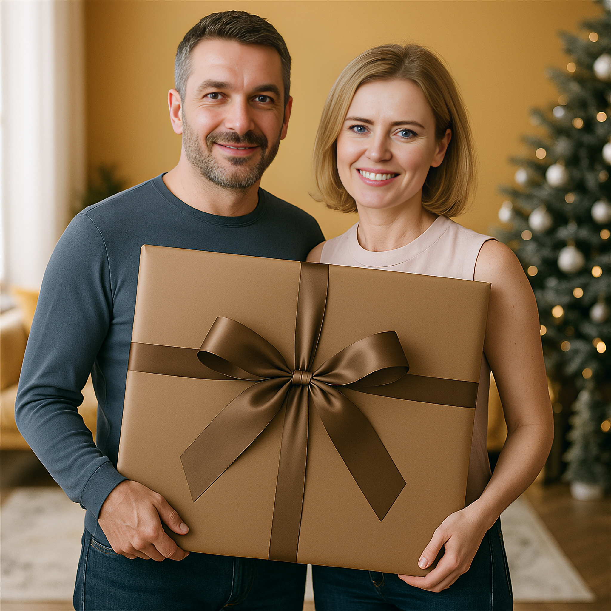 Wspólne pieczenie pierniczków - obraz na płótnie z Twojego zdjęcia