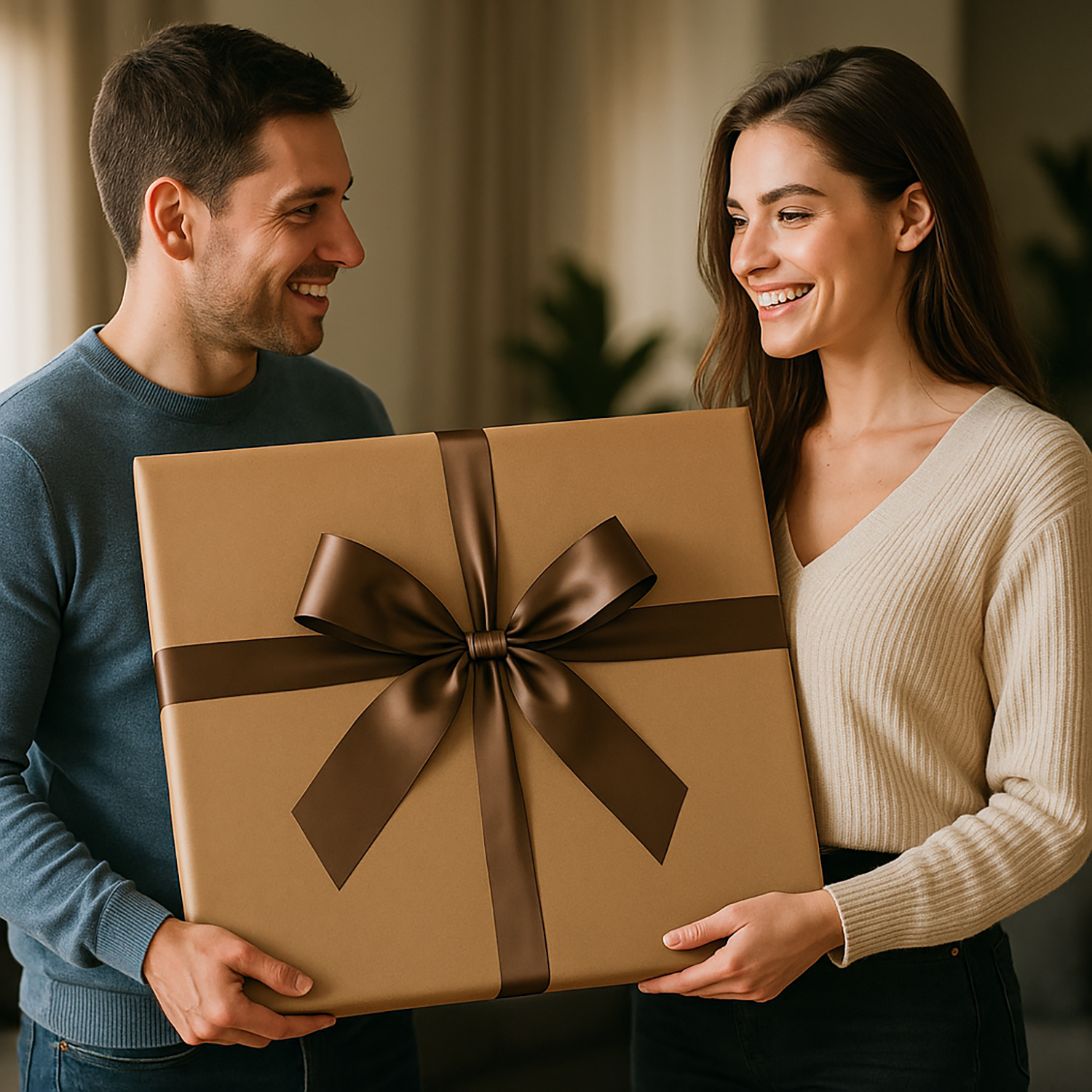 Image of Dziewczyna w świątecznym stylu - obraz na płótnie z Twojego zdjęcia