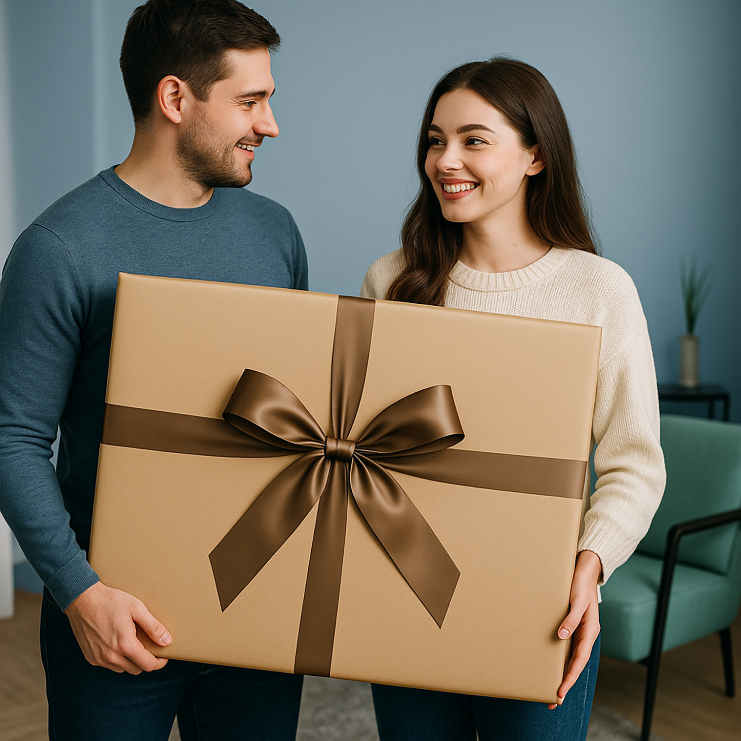 Image of Kobieta na snowboardzie - obraz na płótnie z Twojego zdjęcia