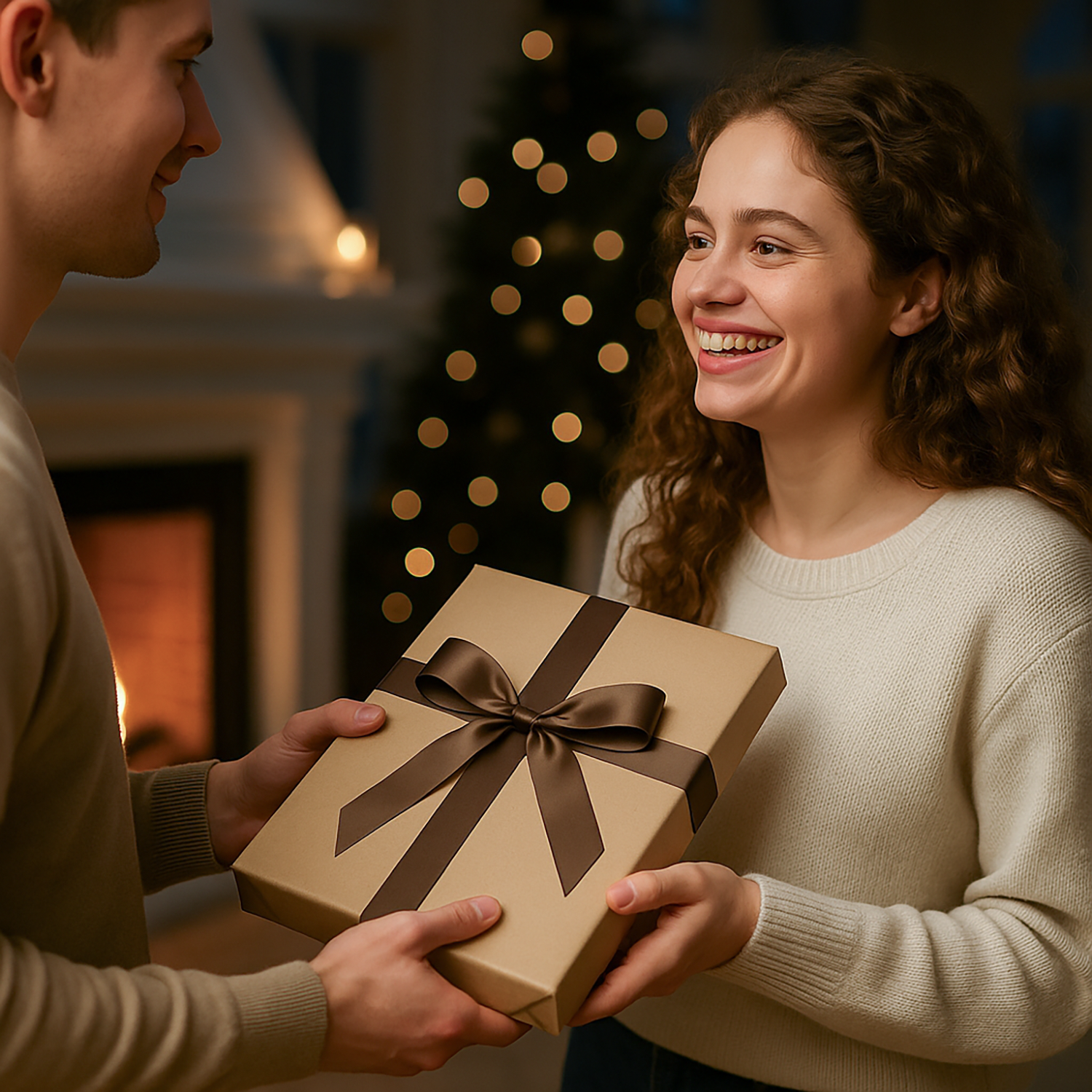 Image of Świąteczny klimat - druk na szkle, portret z Twojego zdjęcia