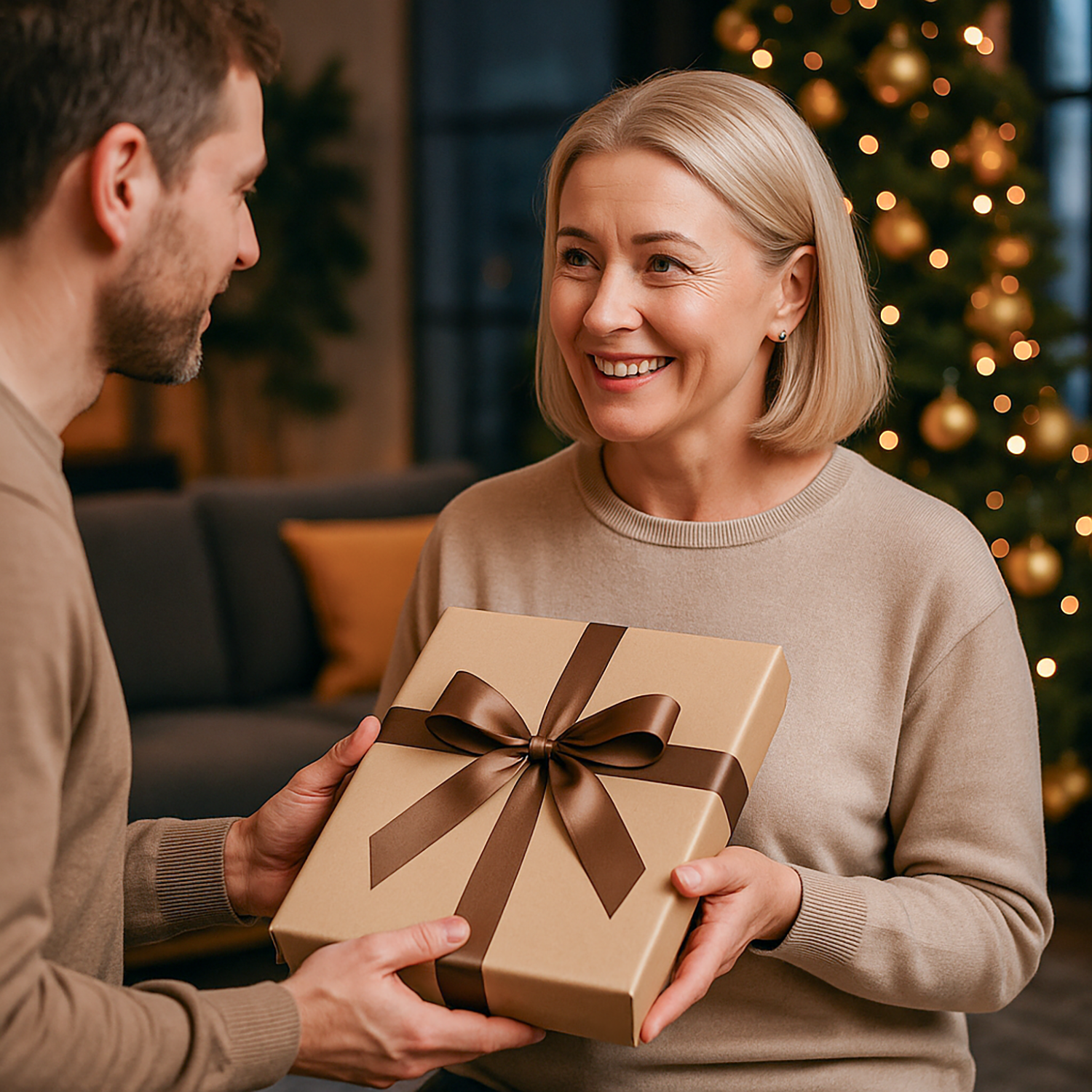 Image of Czas pełen magii świąt - druk na szkle, portret z Twojego zdjęcia