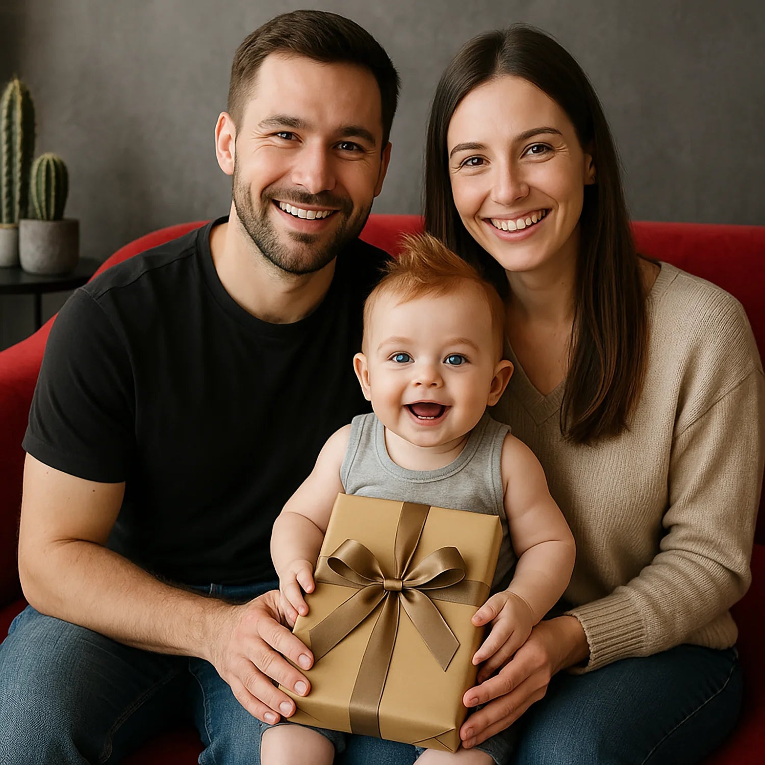 Image of Mały szef - druk na szkle, portret z Twojego zdjęcia