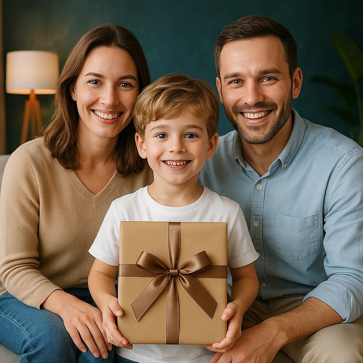 Image of Mały naukowiec - druk na szkle, portret z Twojego zdjęcia