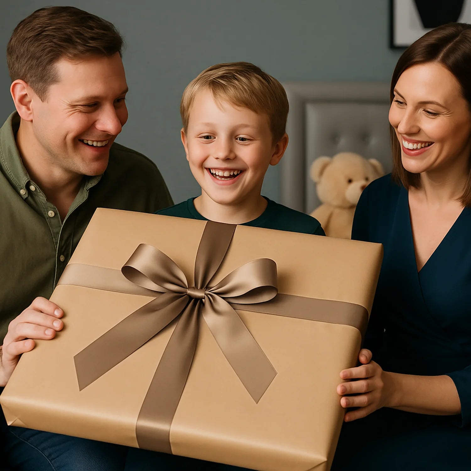 Image of Portret małego detektywa - obraz na płótnie z Twojego zdjęcia