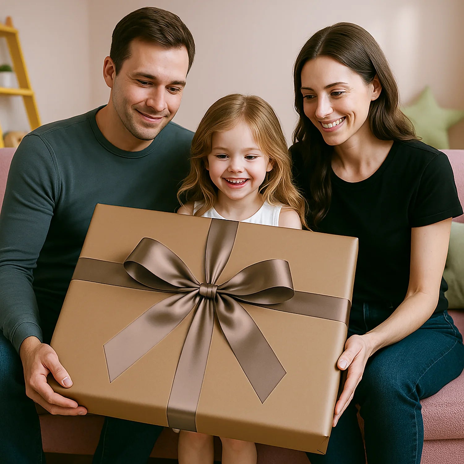 Image of Portret małej królewny - obraz na płótnie z Twojego zdjęcia