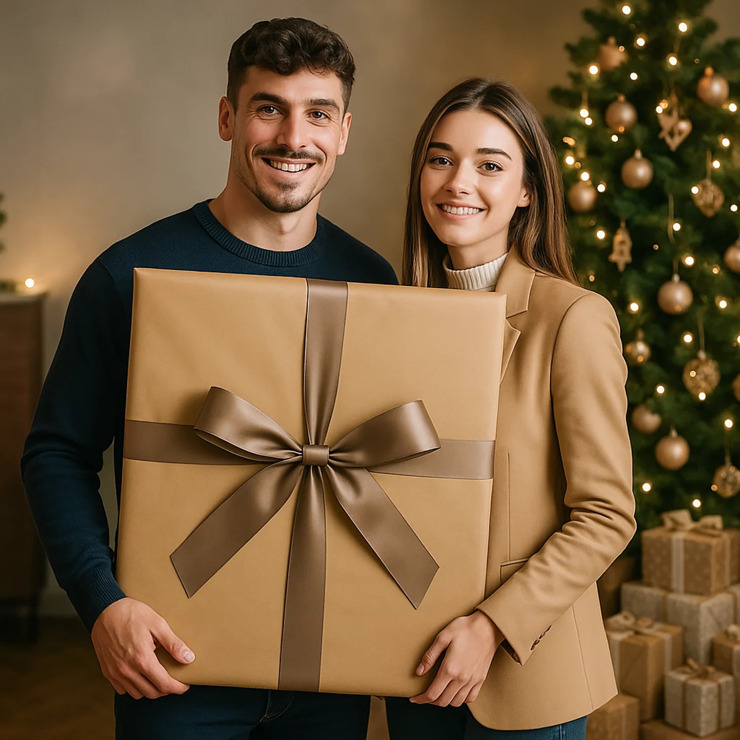 Image of Na saniach Mikołaja  - plakat z Twojego zdjęcia