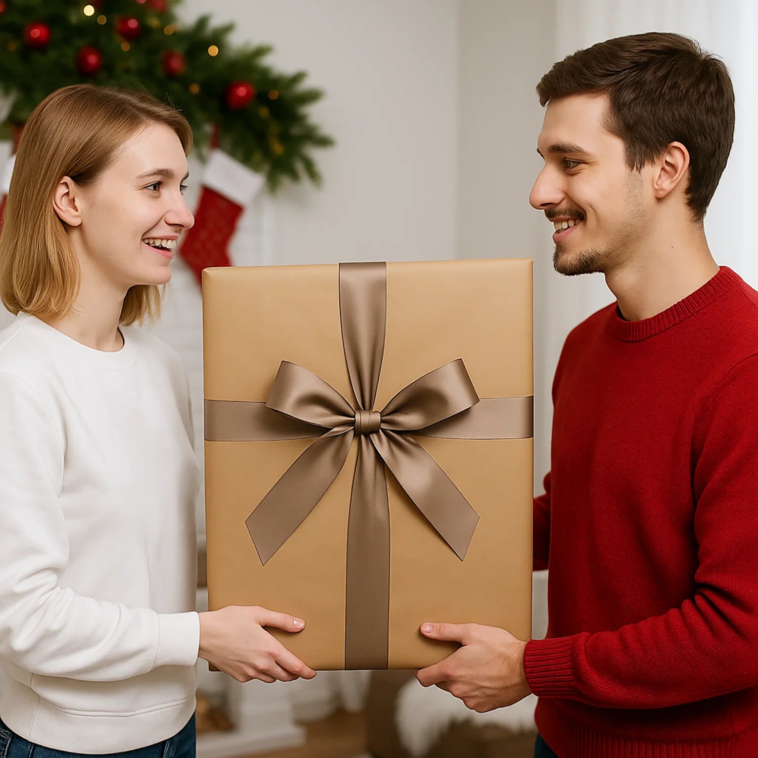 Image of Choinka z dziesięciu fotografii - kolaż na płótnie z Twojego zdjęcia