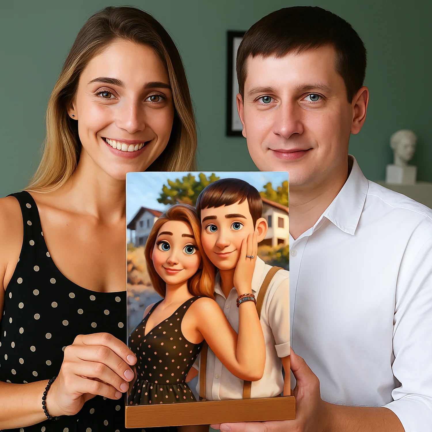 Image of Portret w bajkowym stylu - druk na szkle, portret z Twojego zdjęcia