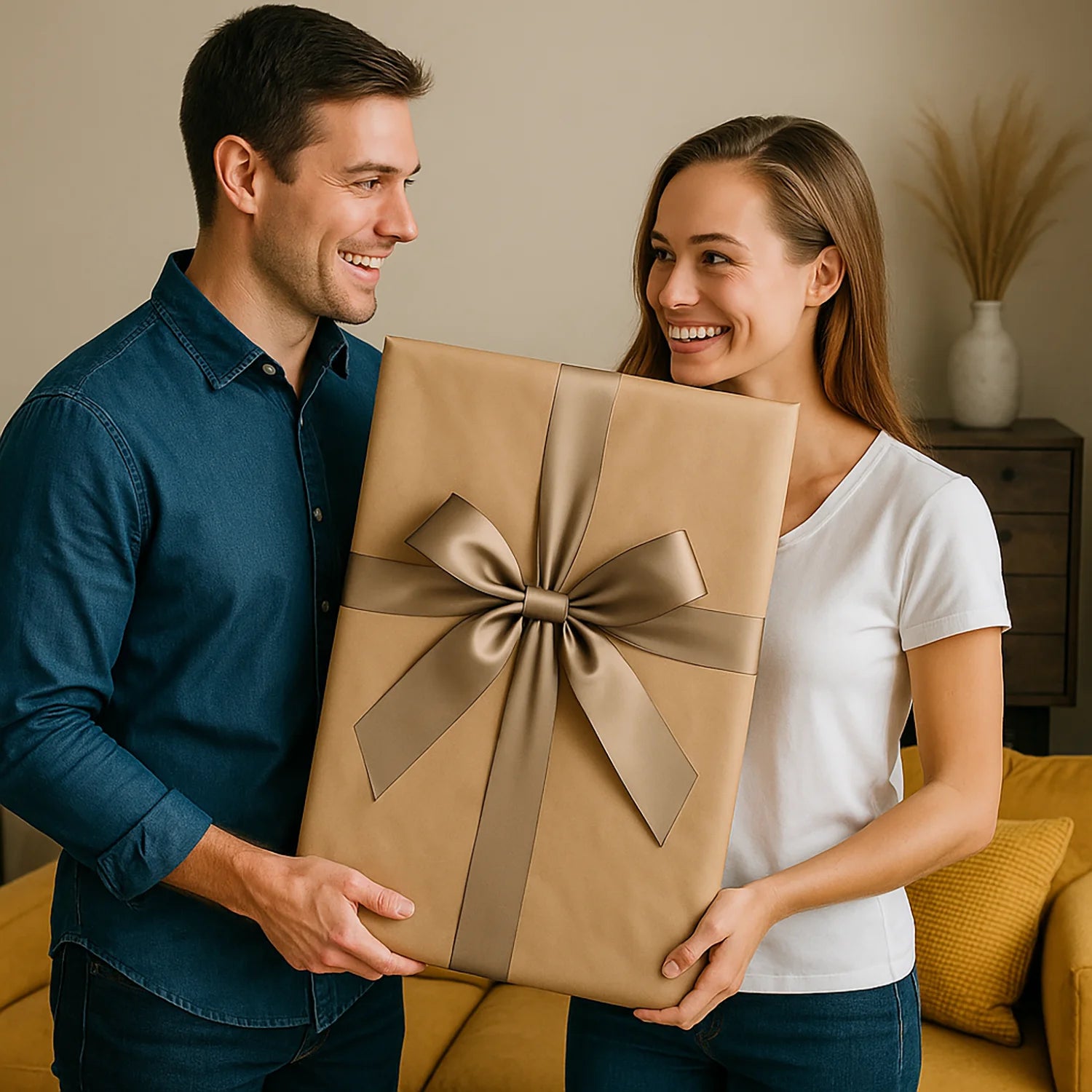 Image of Weselny portret pary - obraz na płótnie z Twojego zdjęcia