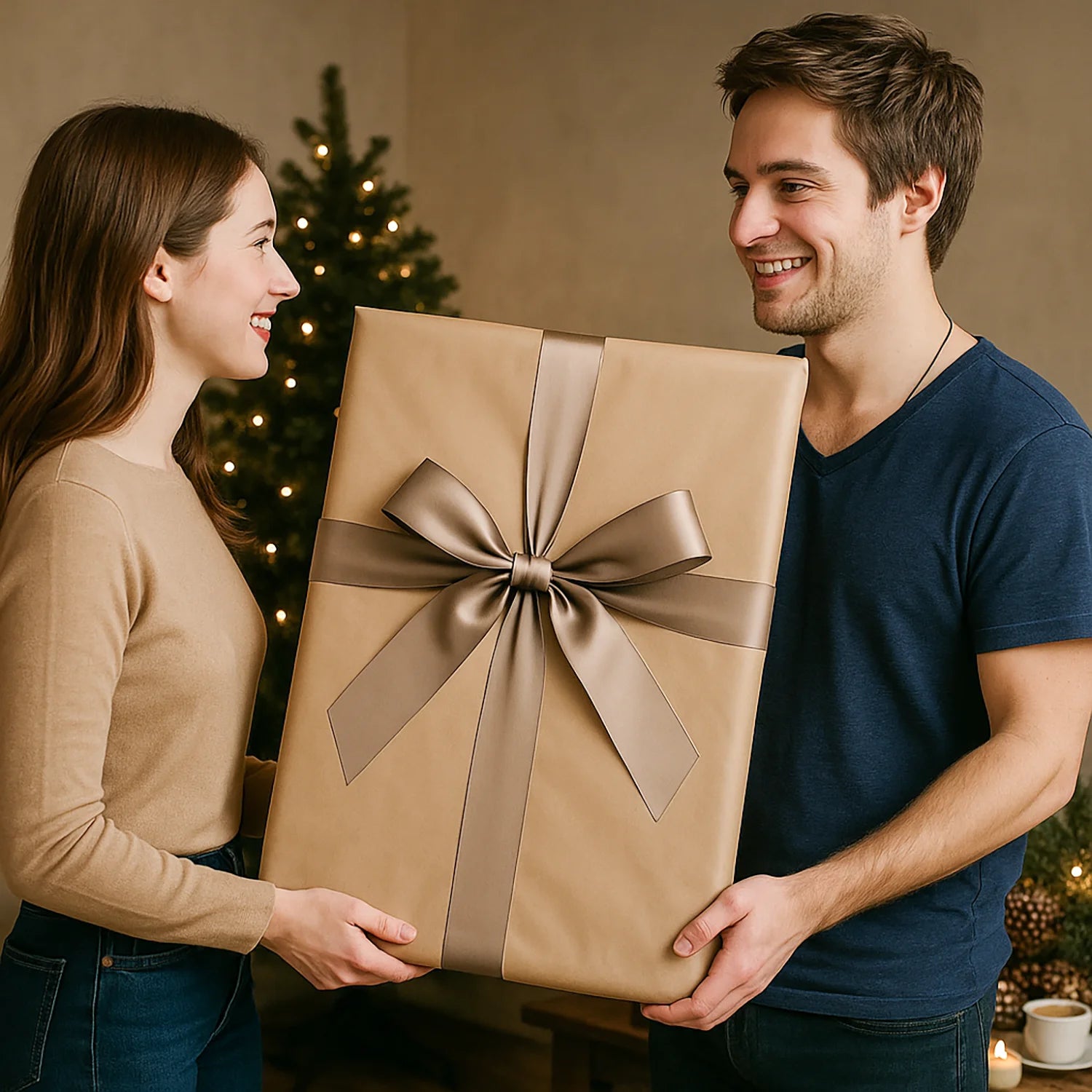 Image of On jako Mikołaj - obraz na płótnie z Twojego zdjęcia