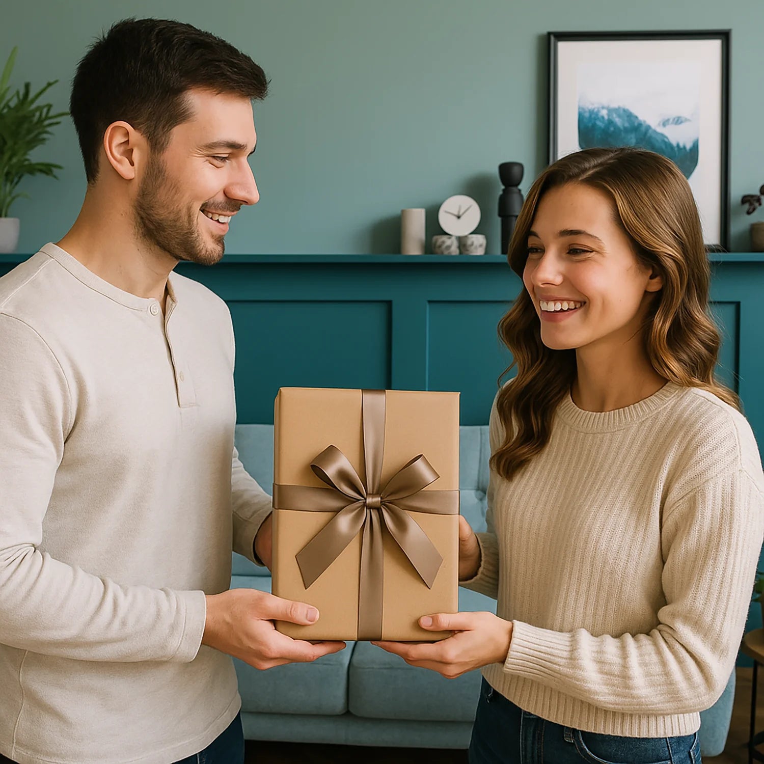 Image of Happy Valentine's Day - druk na szkle, portret z Twojego zdjęcia