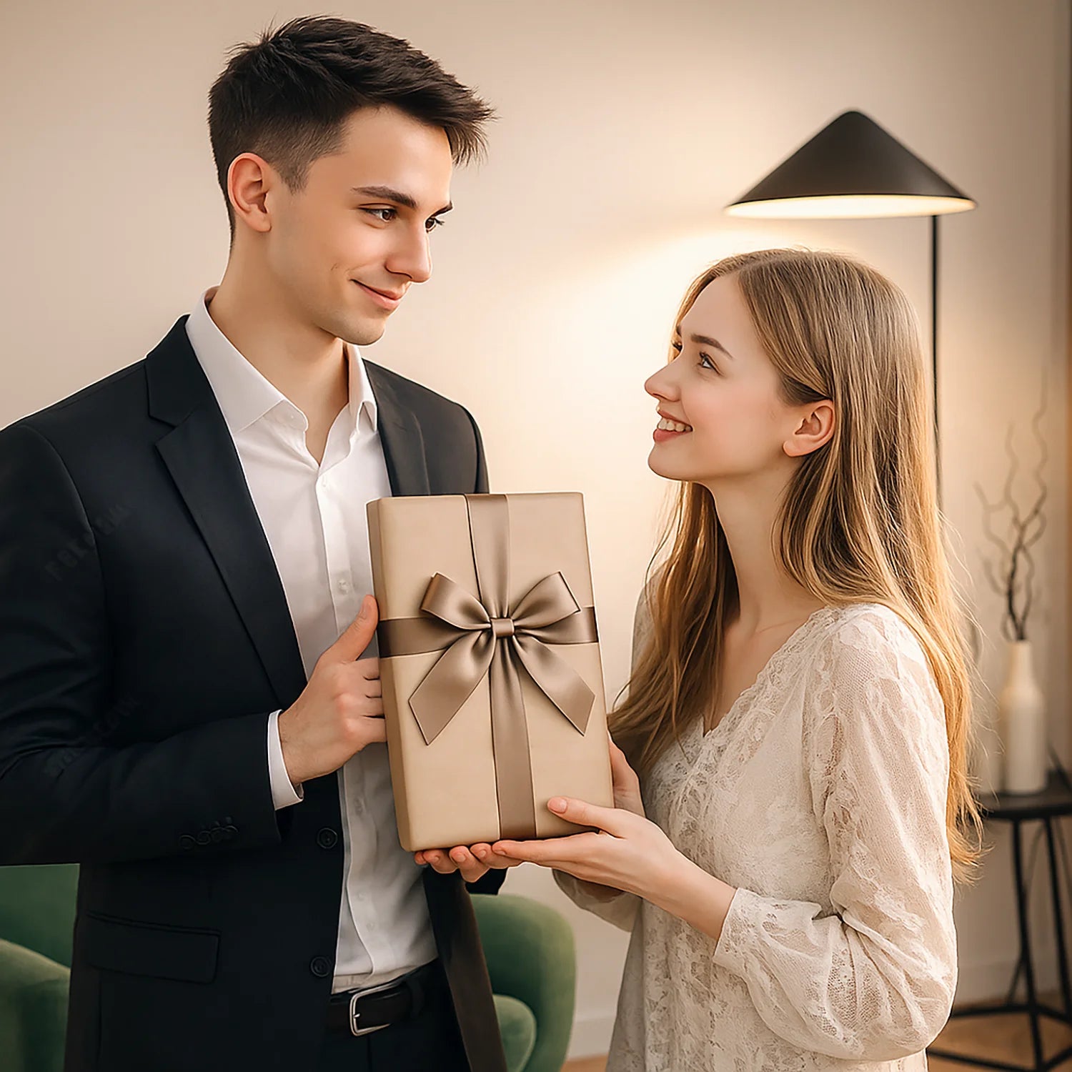 Image of Wasza ilustracja na 10 rocznicę - druk na szkle, portret z Twojego zdjęcia