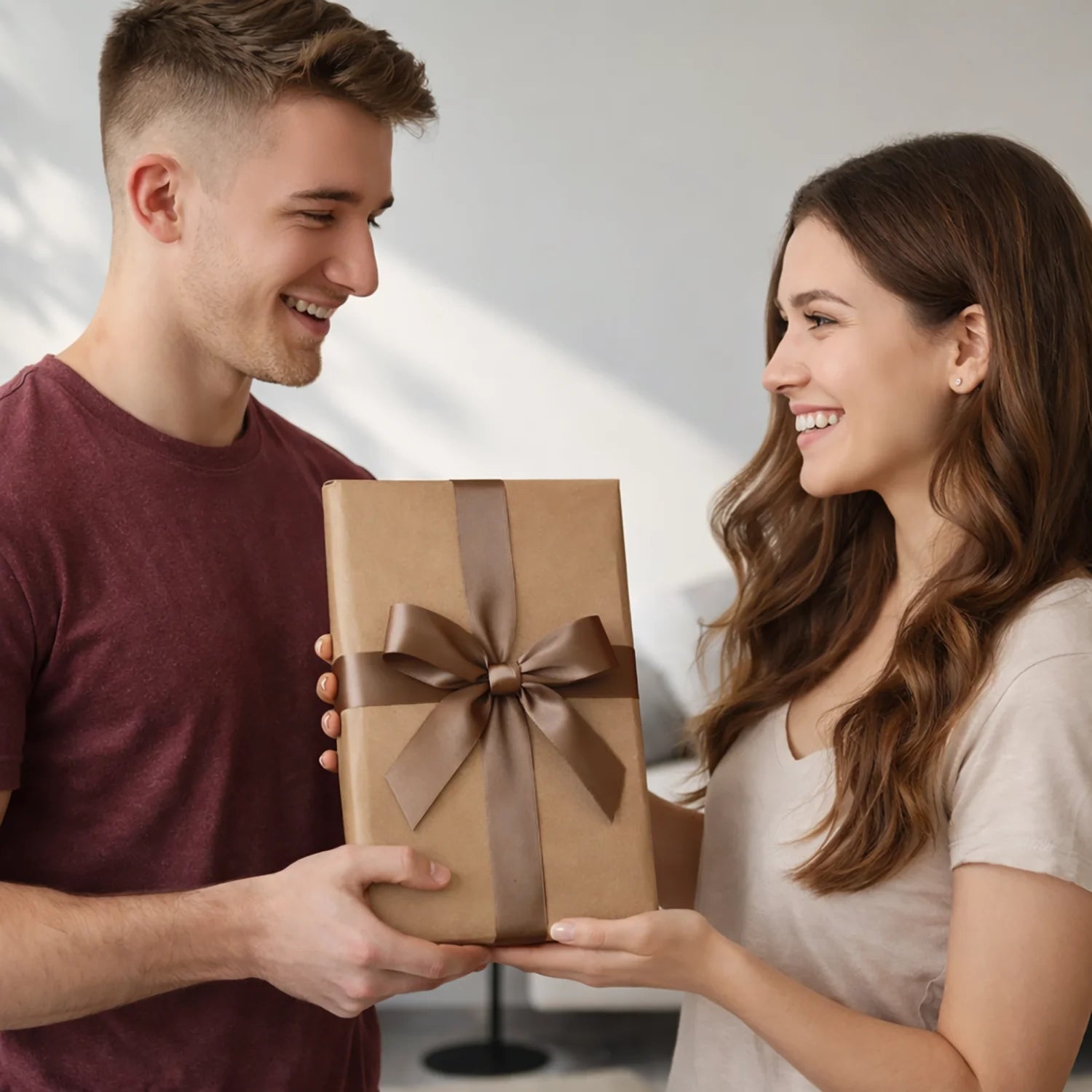 Image of On w Walentynki - druk na szkle, portret z Twojego zdjęcia