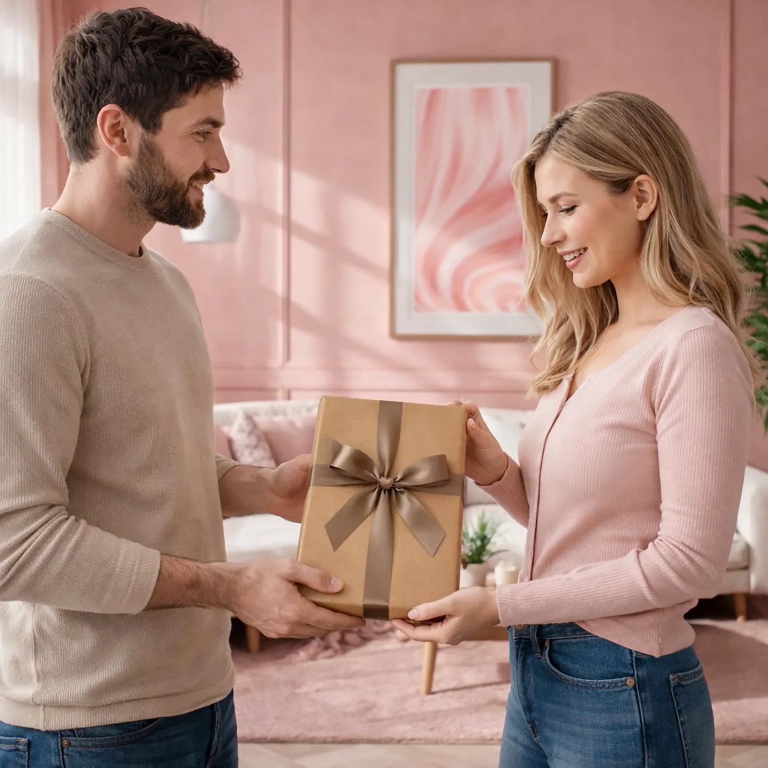 Image of Szczęśliwy dzień Walentynek pary - druk na szkle z Twojego zdjęcia