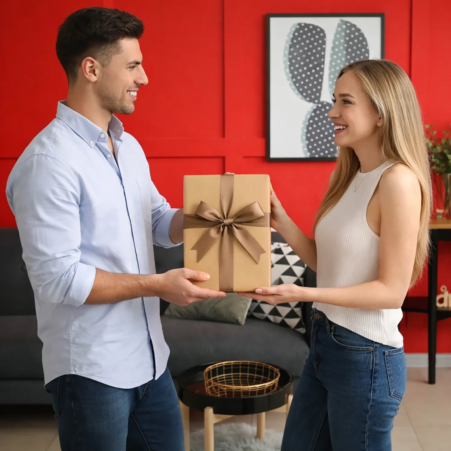 Image of Szczęśliwych Walentynek! - druk na szkle, portret z Twojego zdjęcia