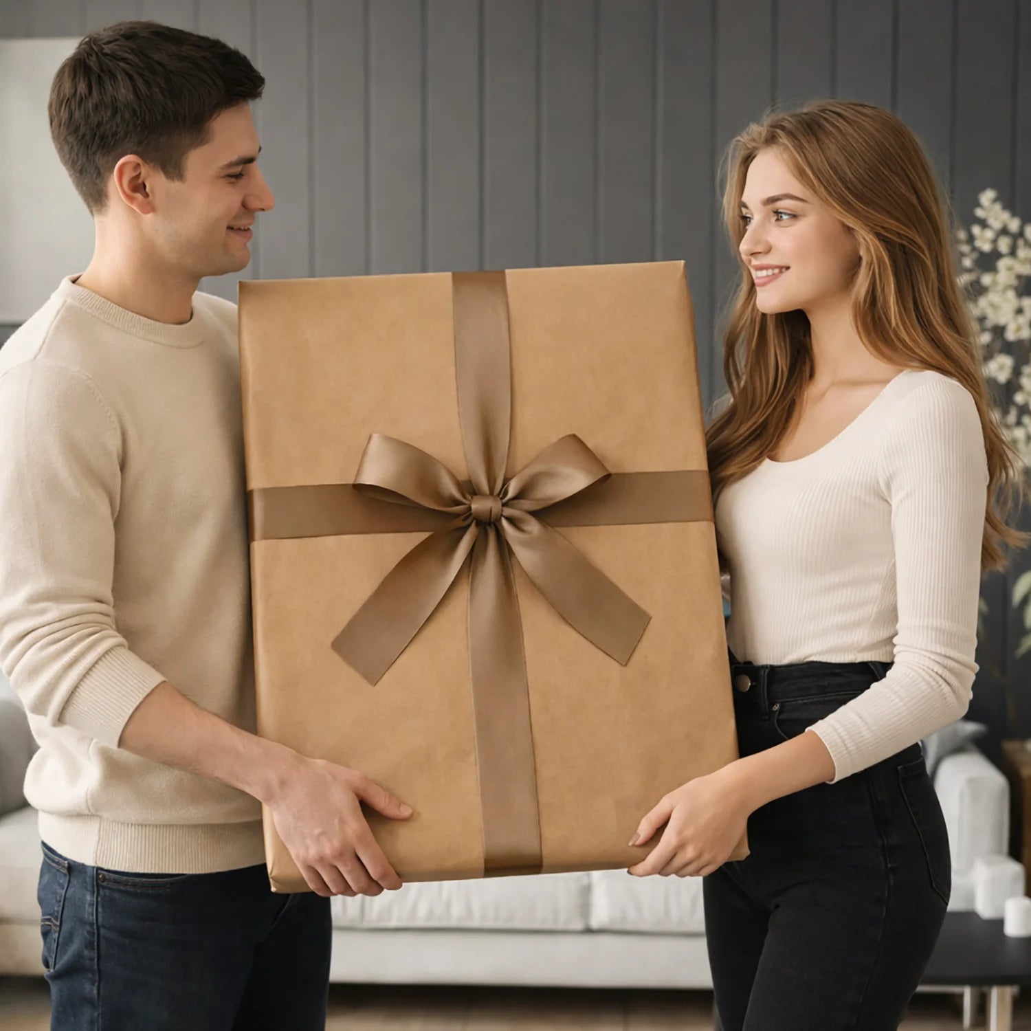 Image of Dziewczyna na Księżycu - obraz na płótnie z Twojego zdjęcia