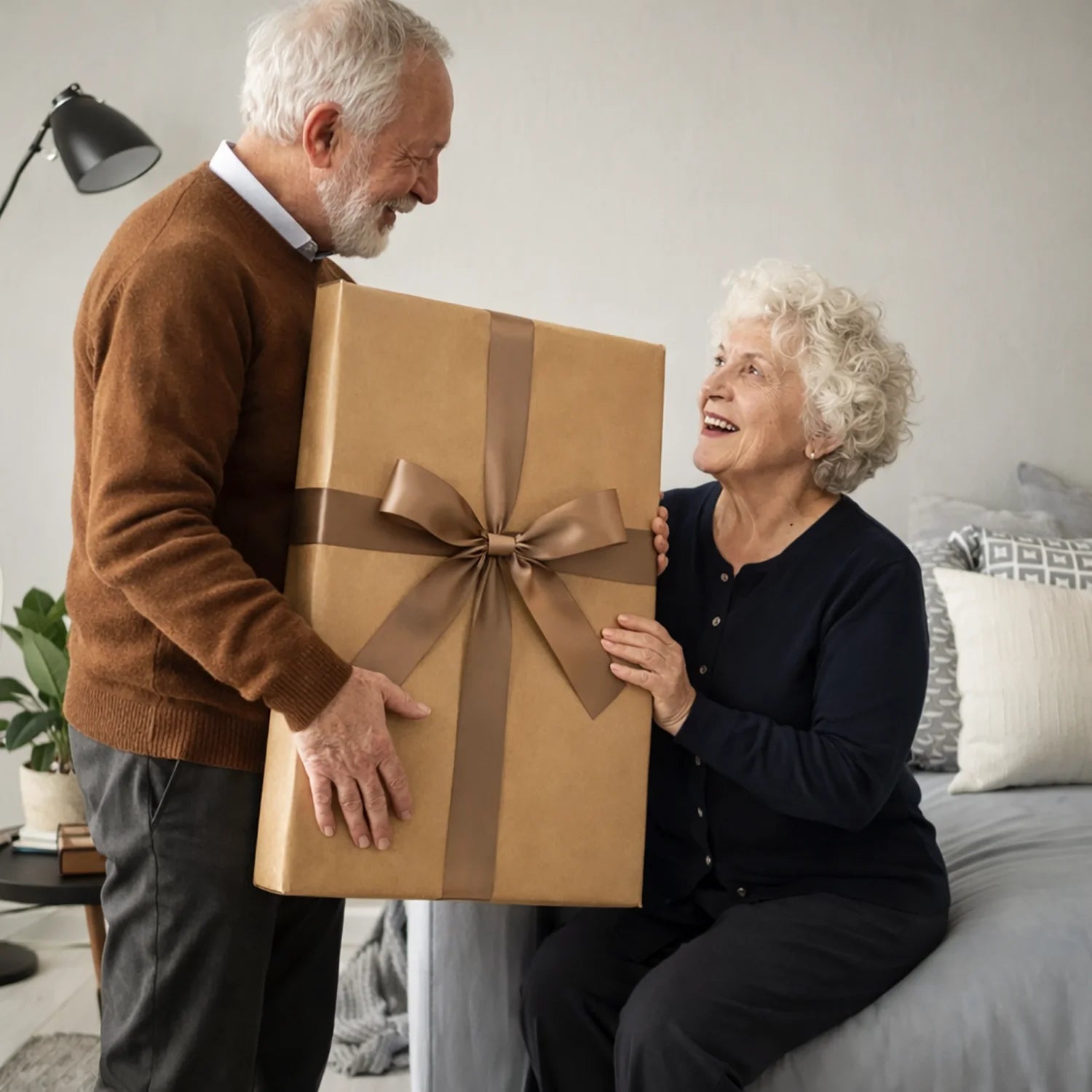 Image of Babcia w roli królowej - obraz na płótnie z Twojego zdjęcia