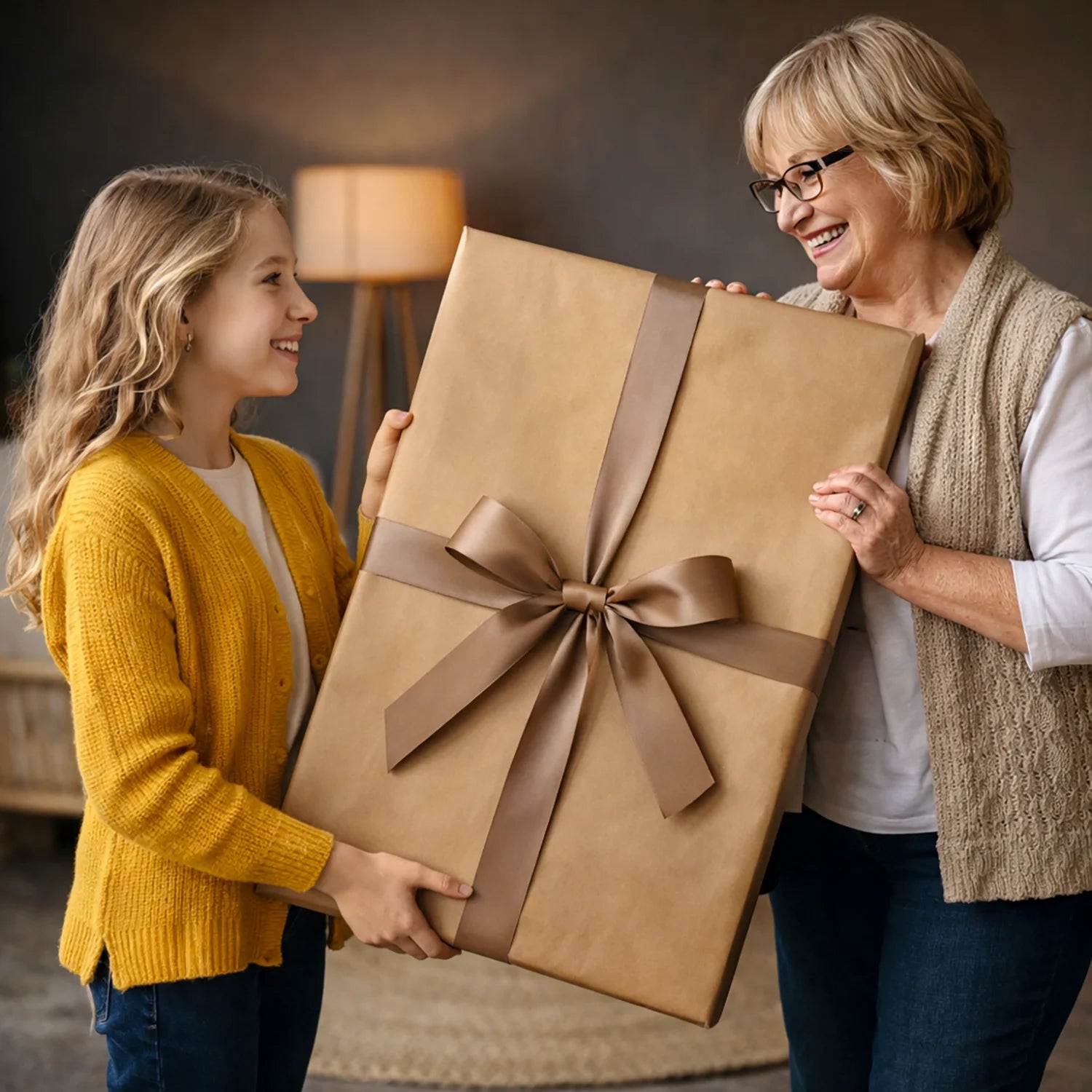 Image of Moja kochana babciu! - kolaż na płótnie z Twojego zdjęcia
