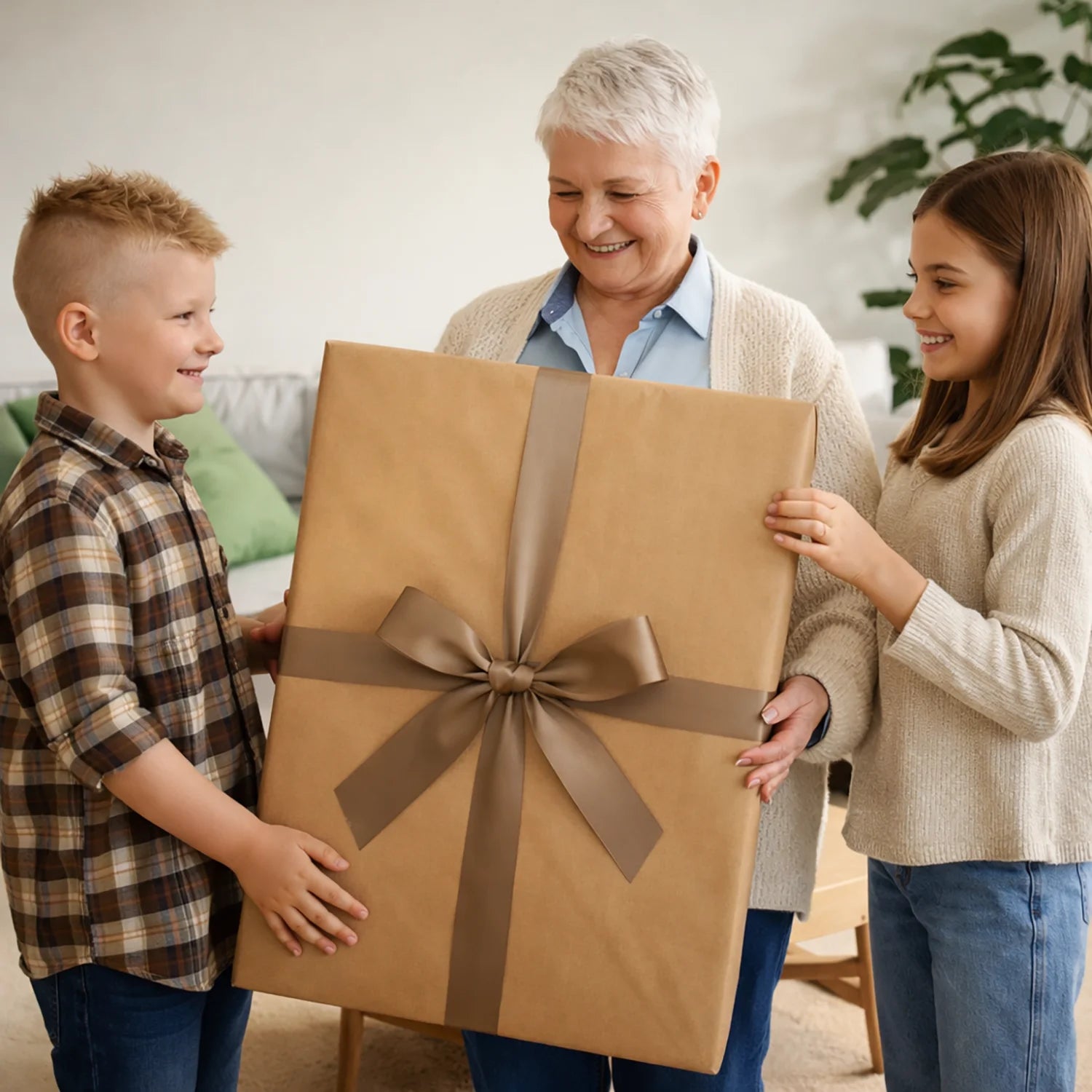 Image of Dla najlepszej babci - kolaż na płótnie z Twojego zdjęcia