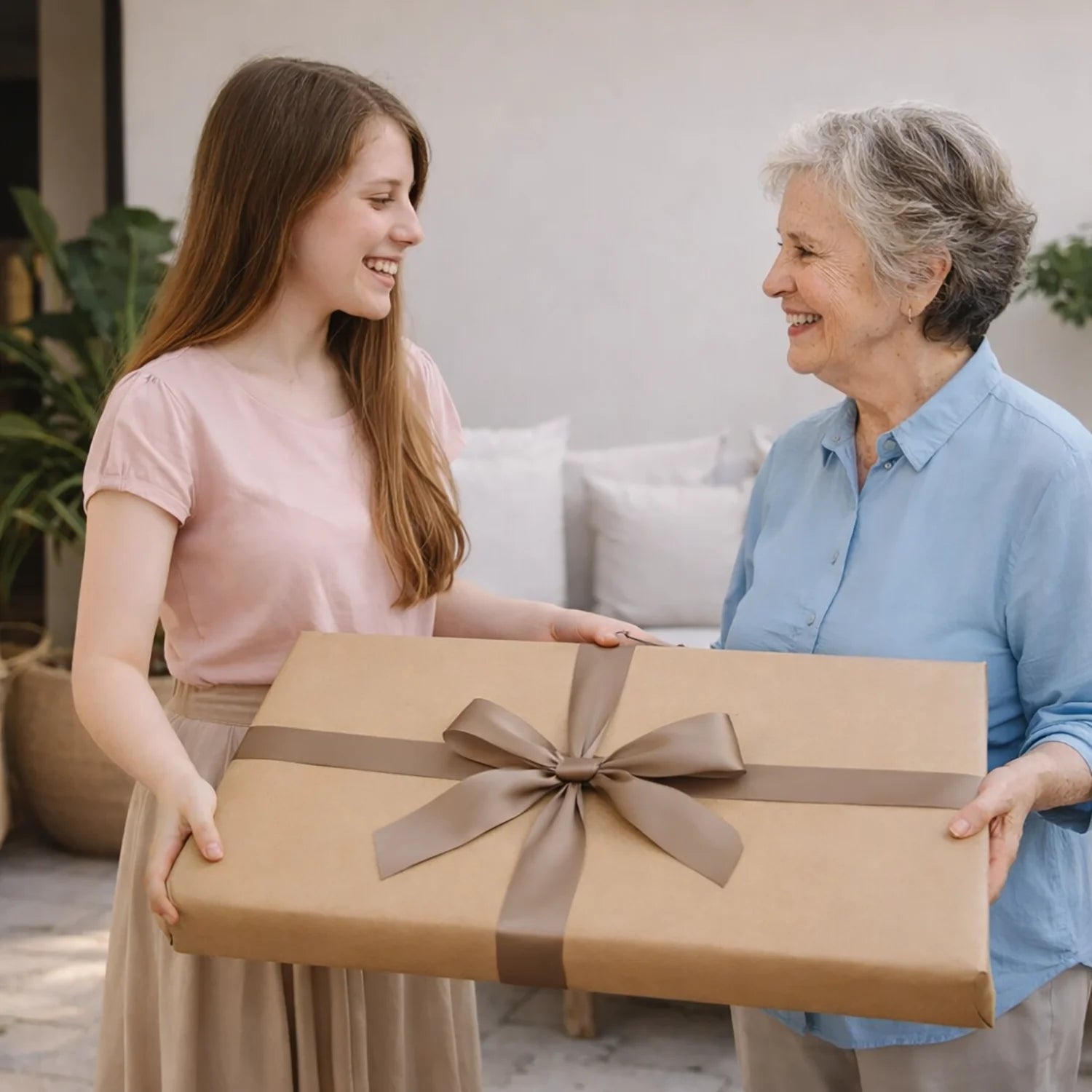 Image of Najukochańsza babcia na świecie - kolaż na płótnie z Twojego zdjęcia