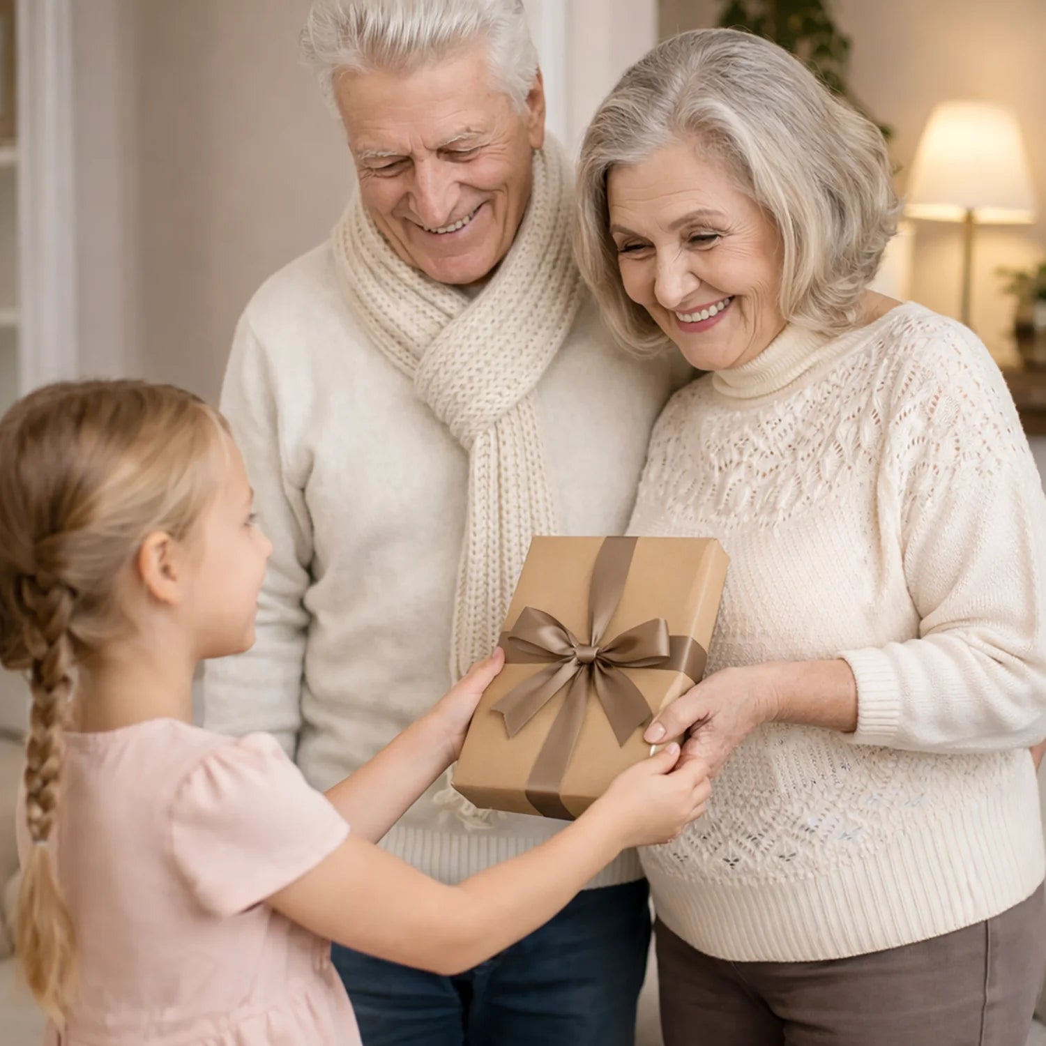 Image of Ołówkowy portret dziadków - druk na szkle, portret z Twojego zdjęcia