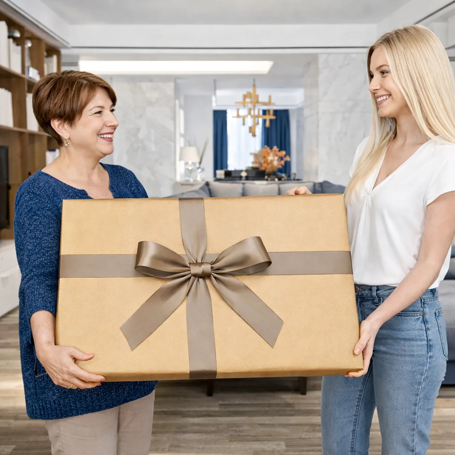 Image of Wspomnienia z mamą - kolaż na płótnie, personalizowany prezent na Dzień Matki