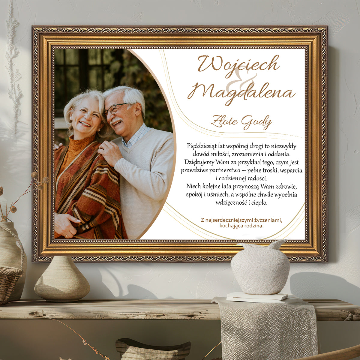 Nasza 50 rocznica - zdjęcie na płótnie