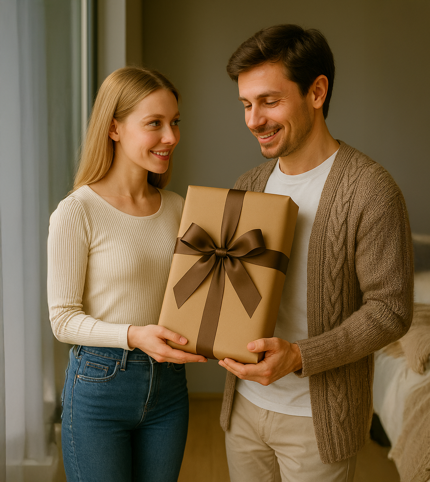 Image of Portret w stylu American Psycho - obraz na płótnie z Twojego zdjęcia