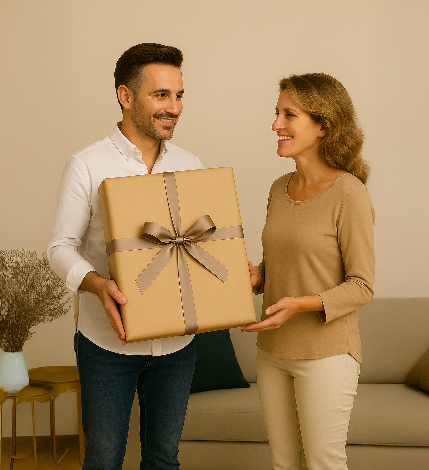 Image of Portret w stylu karykatury na 40. - obraz na płótnie z Twojego zdjęcia