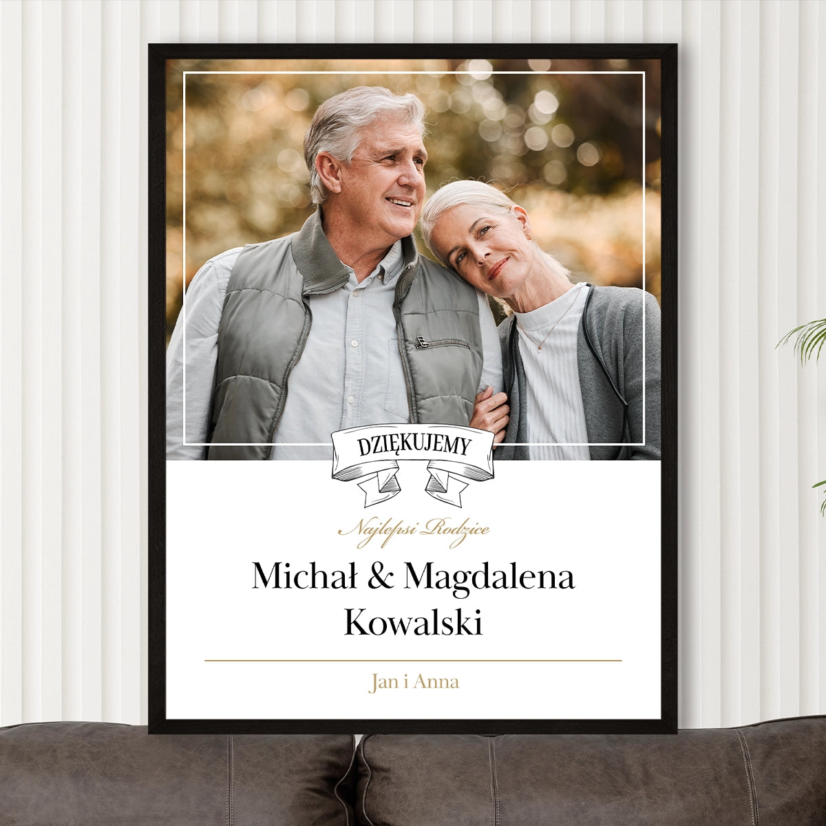 Image of wymalujchwile.pl – plakat z podziękowaniem dla rodziców – zdjęcie z dedykacją
