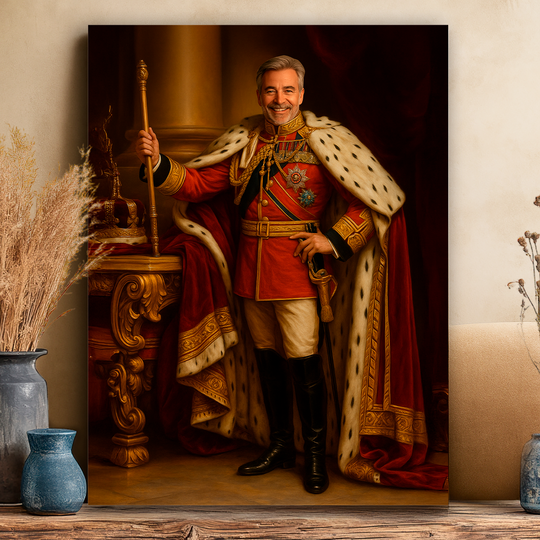 Portret arystokraty - obraz na płótnie z Twojego zdjęcia