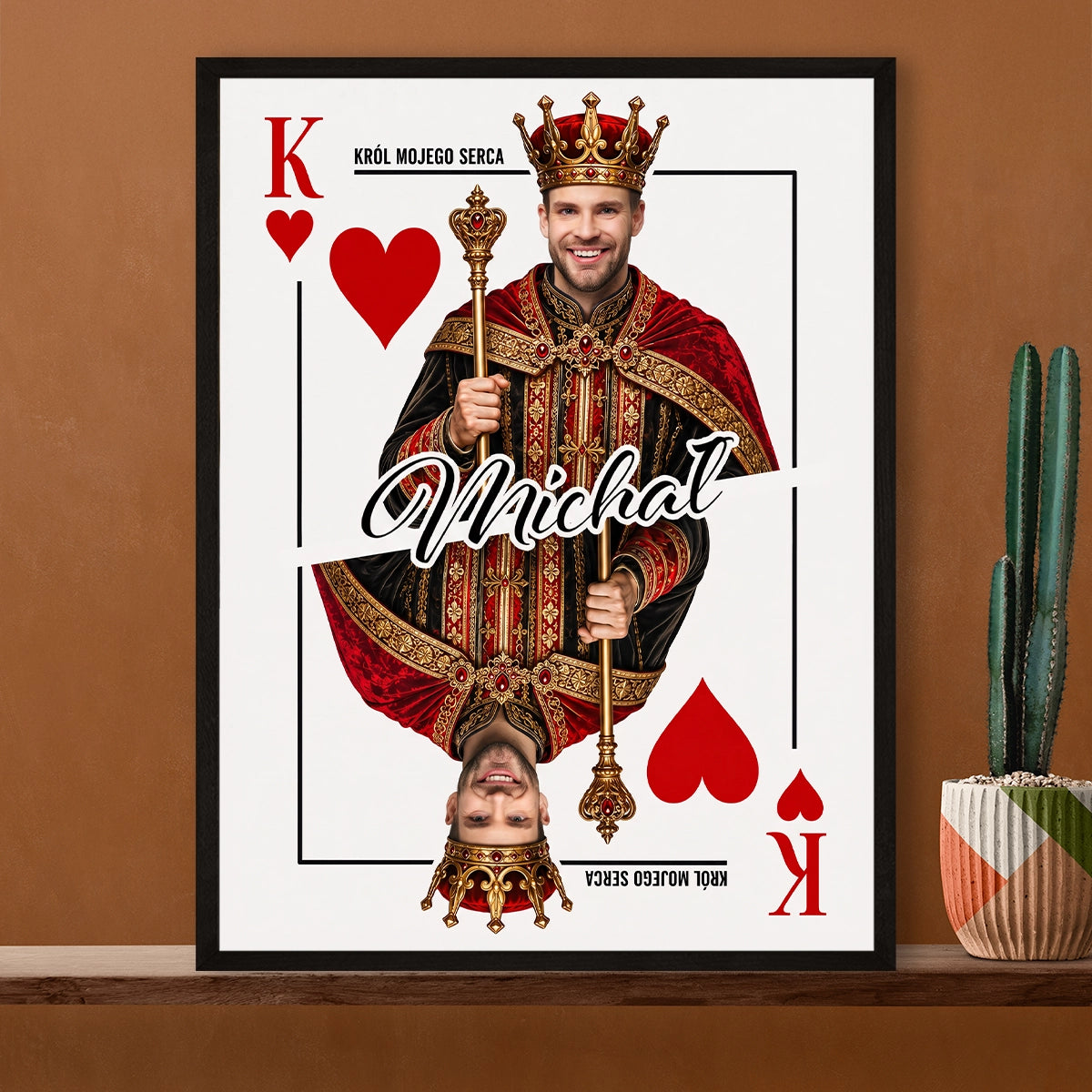 Image of wymalujchwile.pl – plakat król mojego serca – prezent na Walentynki dla niego