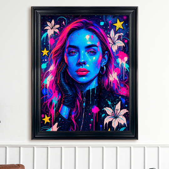 Portret w stylu art - obraz na płótnie z Twojego zdjęcia