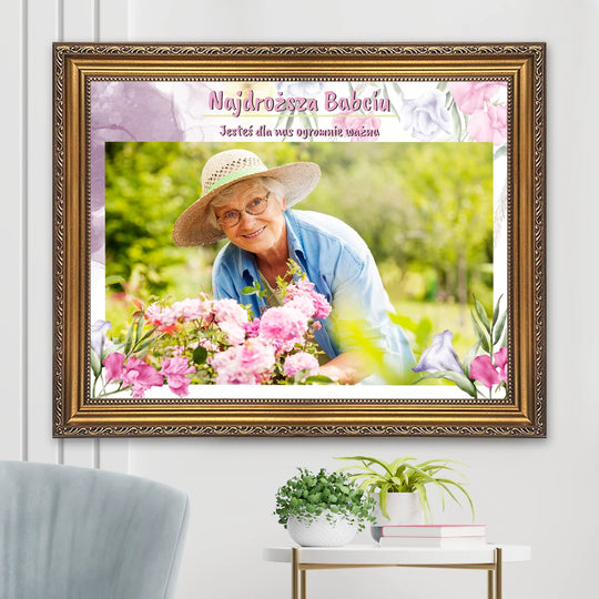 Dla najdroższej babci - zdjęcie na płótnie