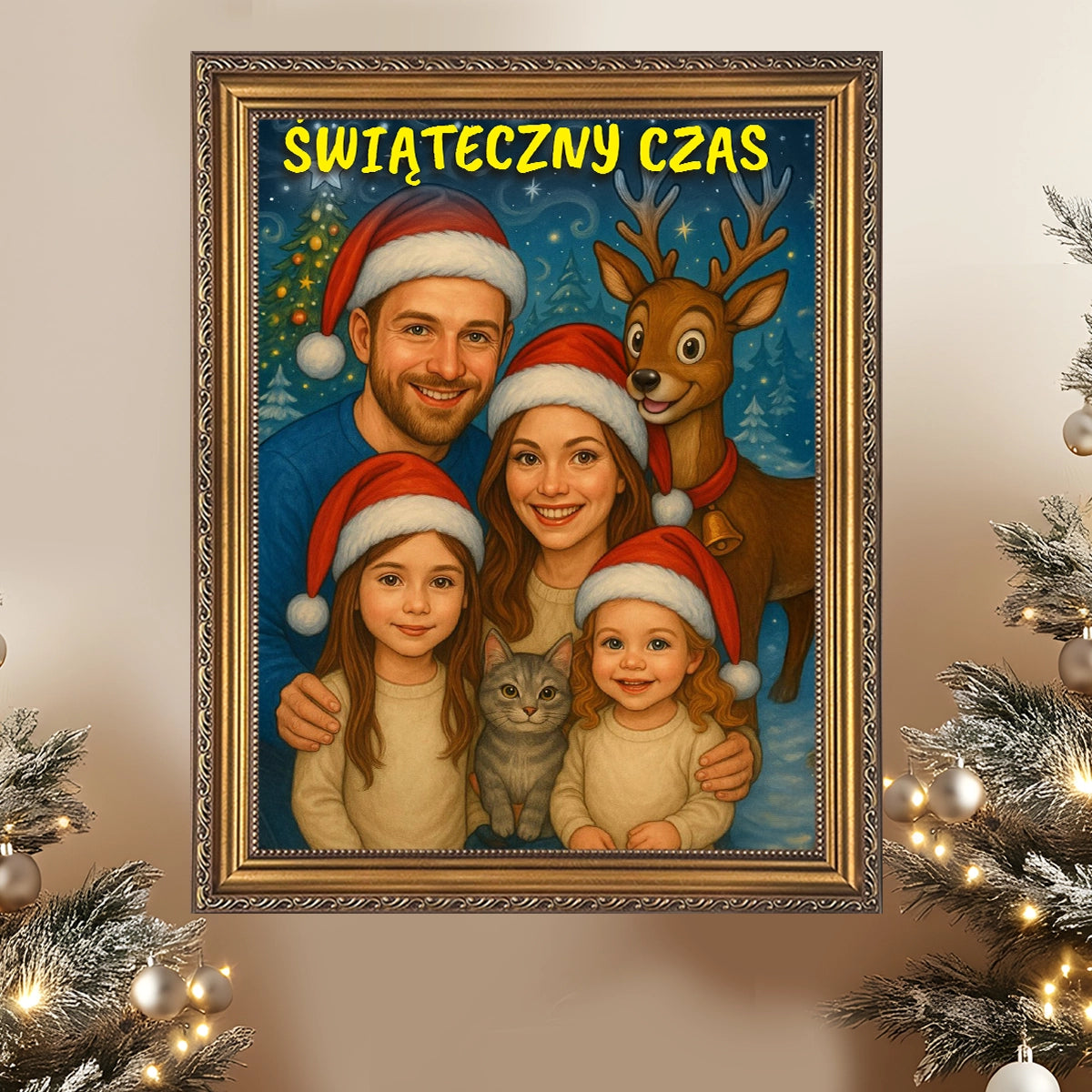 Image of Świąteczny czas - obraz na płótnie z Twojego zdjęcia