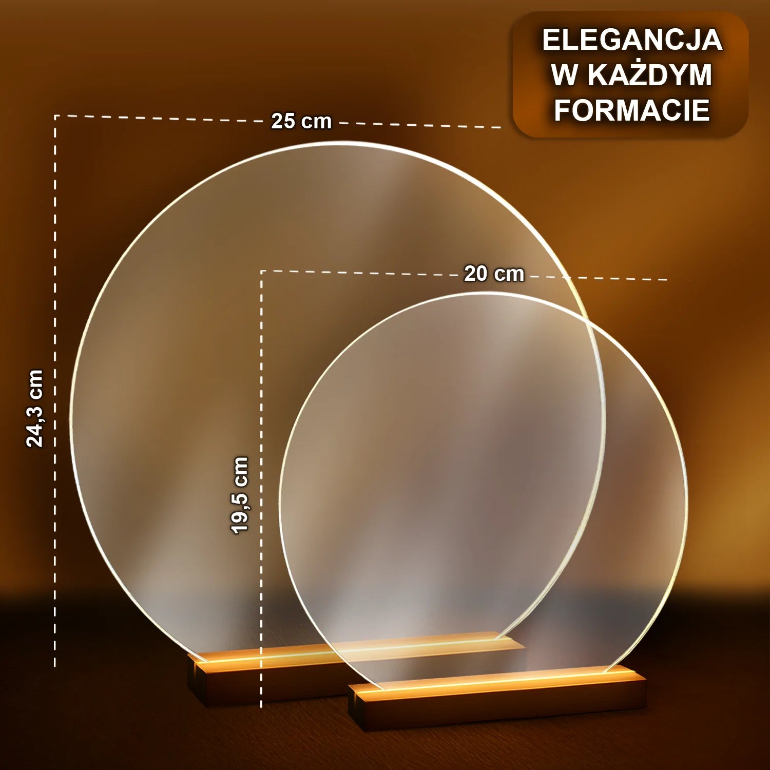 Image of 5 lat razem z Tobą - druk na szkle z Twojego zdjęcia