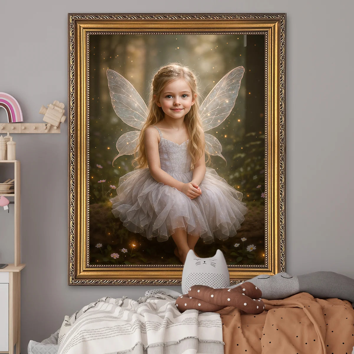 Image of Dziewczynka jako wróżka - obraz na płótnie z Twojego zdjęcia