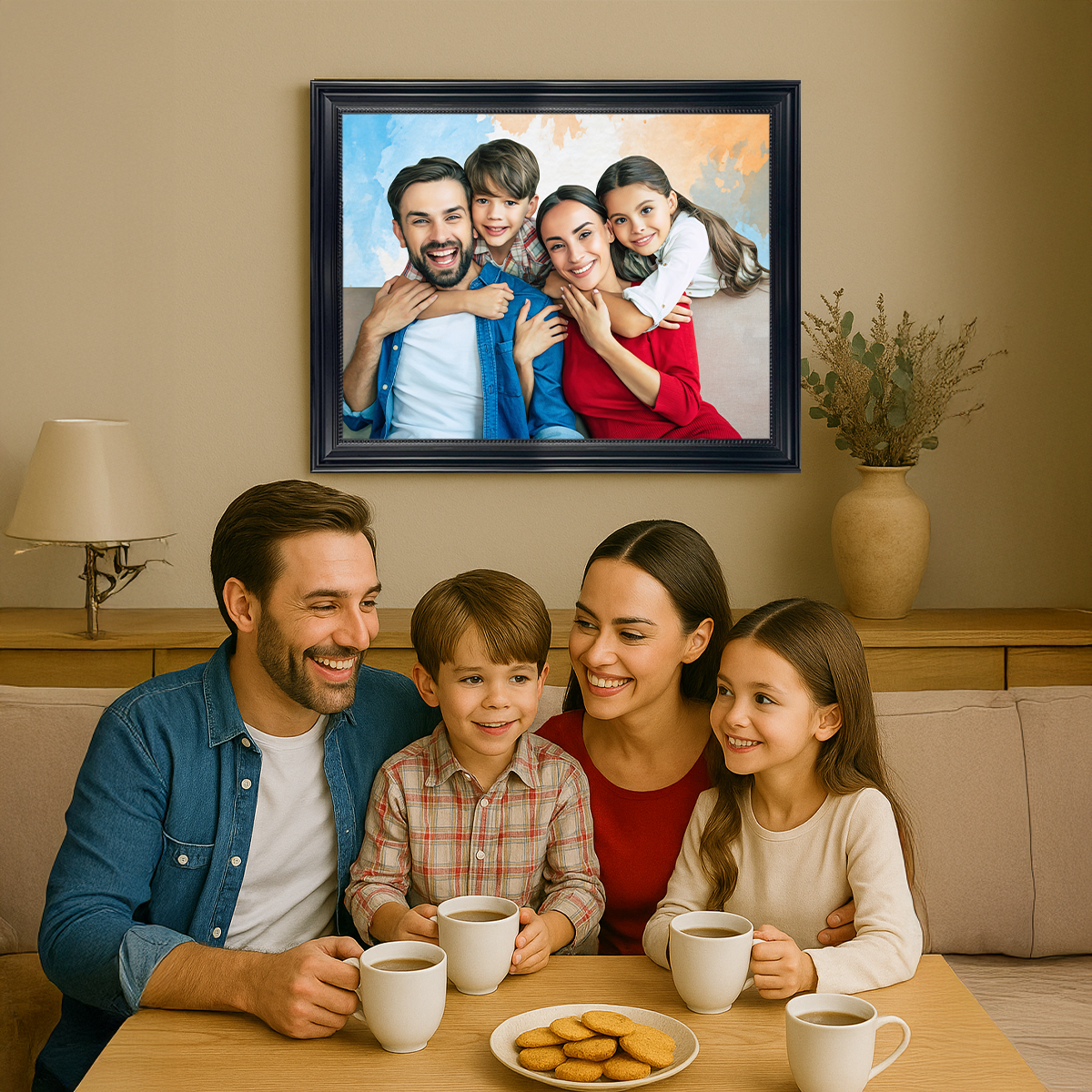 Image of Nasza rodzina - obraz na płótnie z Twojego zdjęcia