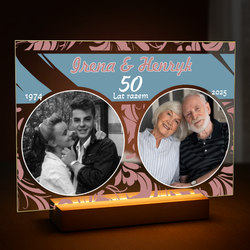Image of 50 wspólnych lat - druk na szkle z Twojego zdjęcia