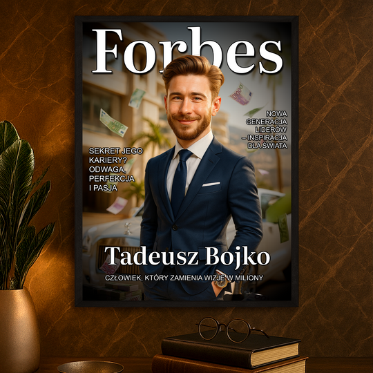 Człowiek sukcesu - plakat z Twojego zdjęcia
