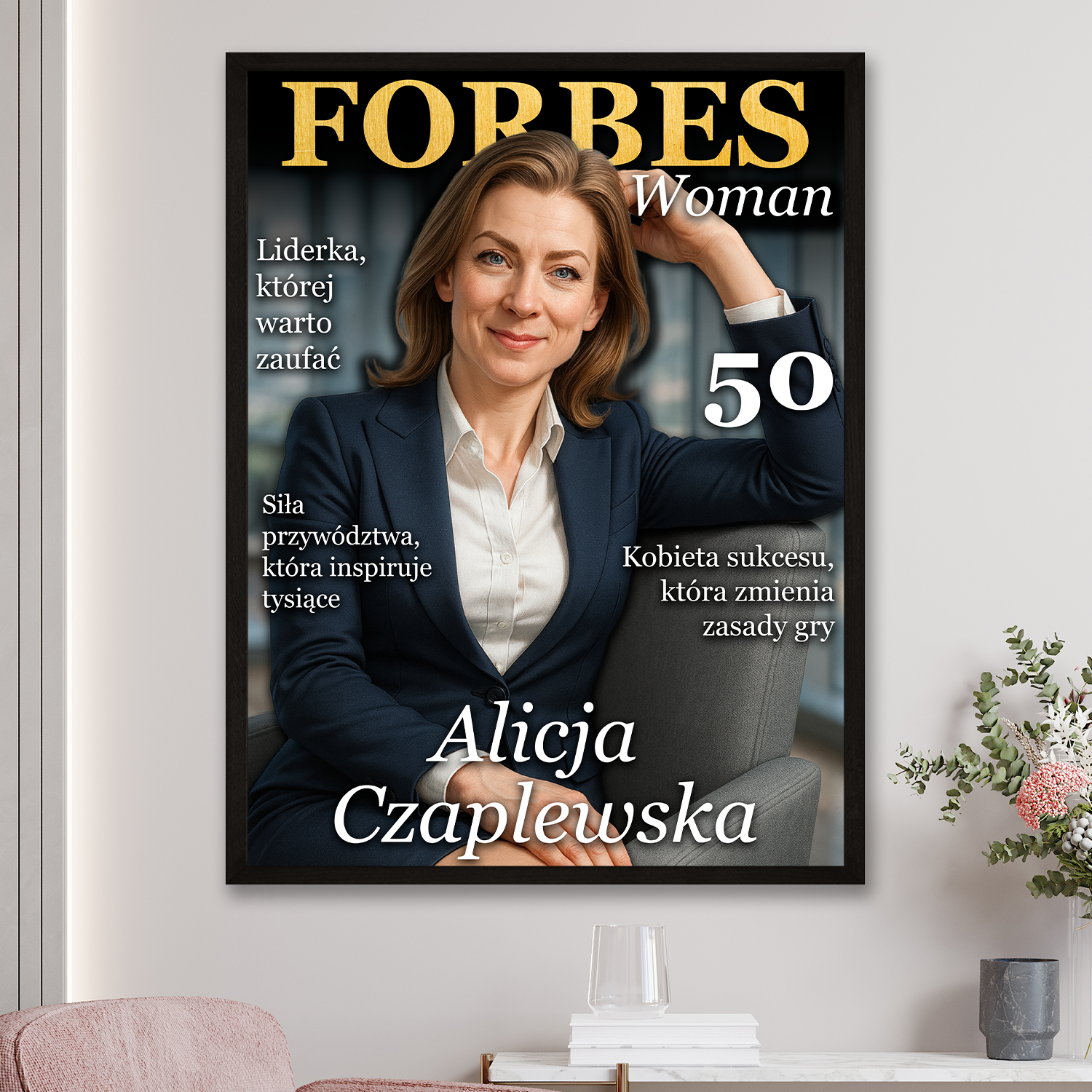 Image of Okładka magazynu na 50. - plakat z Twojego zdjęcia